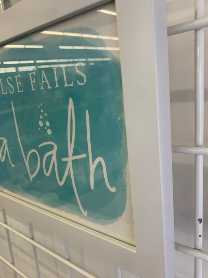 TAKE A BATH WALL ART.