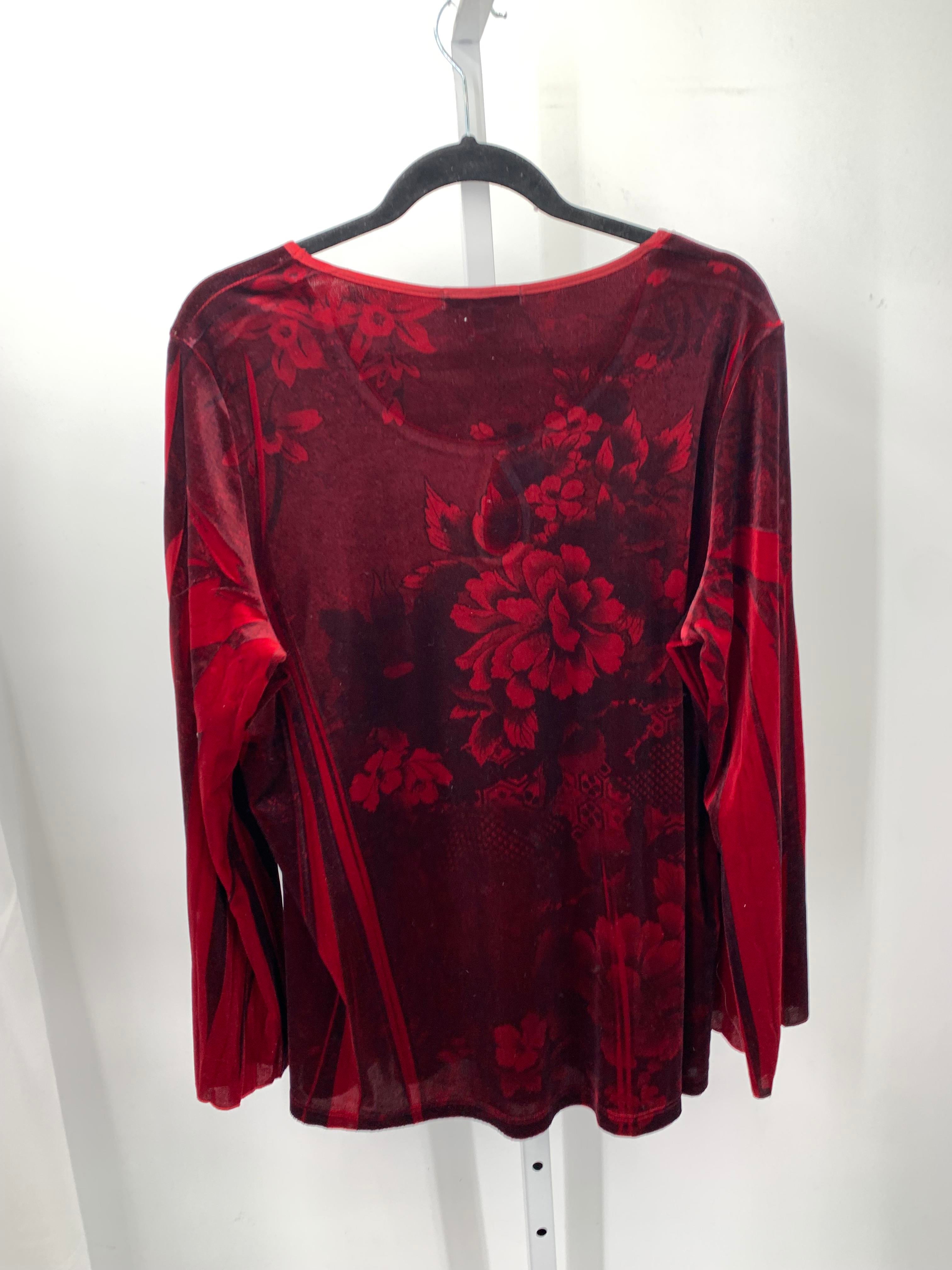 Size 1X Womens Long Sleeve Shirt