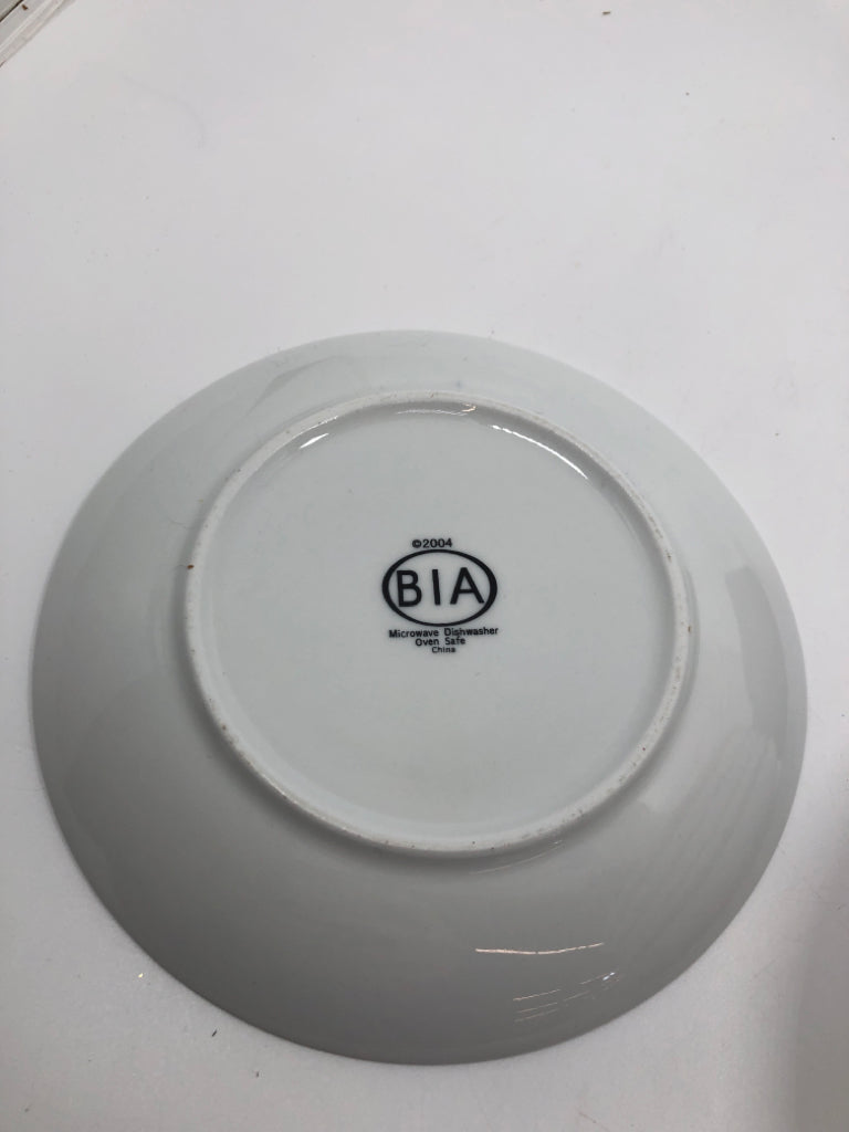 6 WINE LABEL SMALL APPETIZER PLATES IN BOX