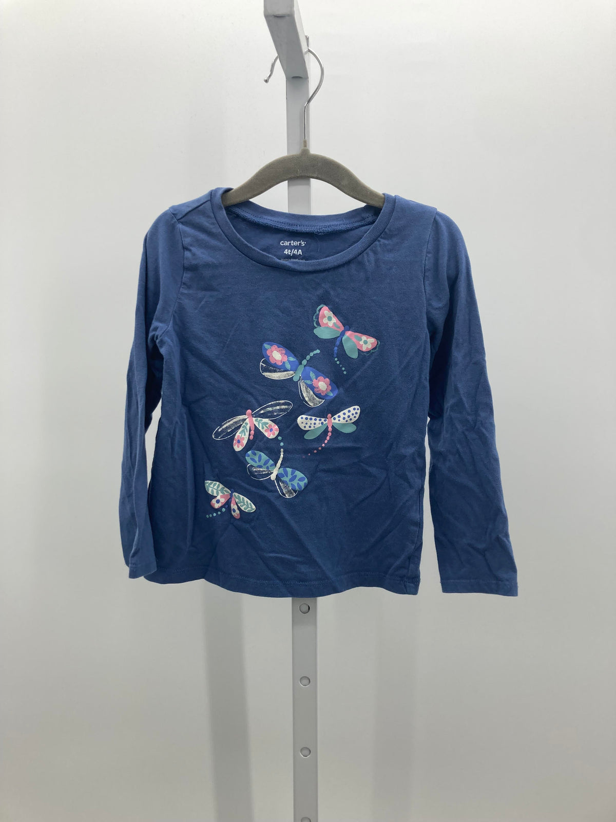 Carters Size 4T Girls Long Sleeve Shirt
