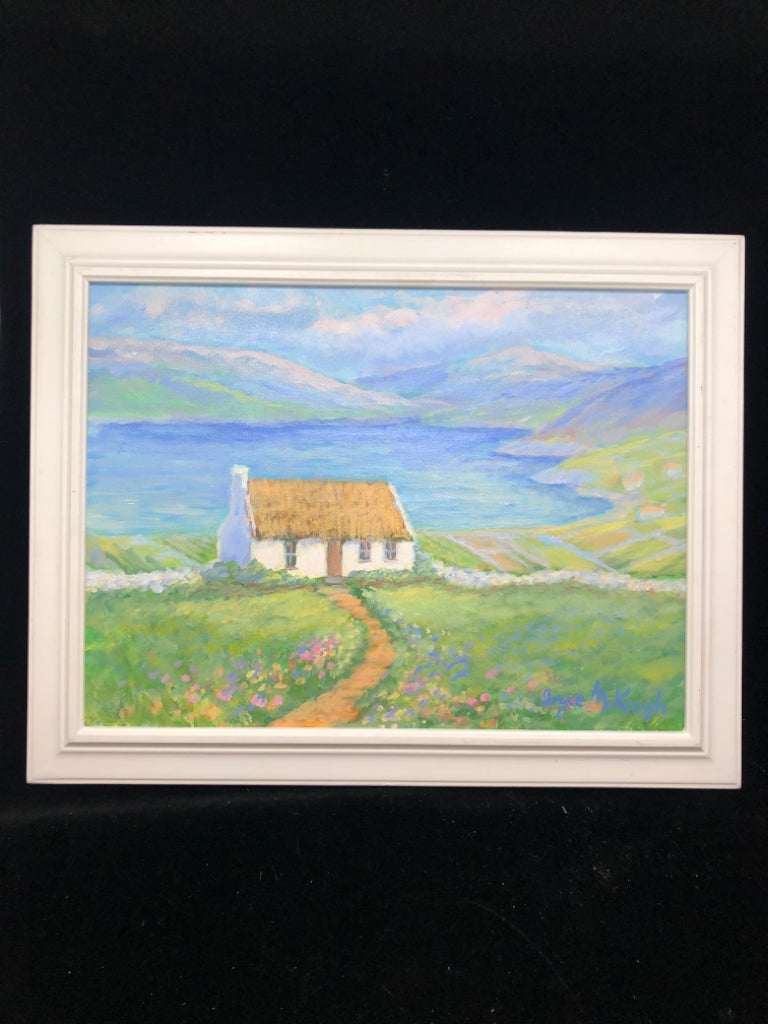 PASTEL COTTAGE WALL ART.