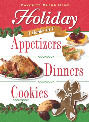 3 in 1 Cookbooks: Digest 3 in 1 Holiday Appetizers Dinners and Cookies (Hardcov