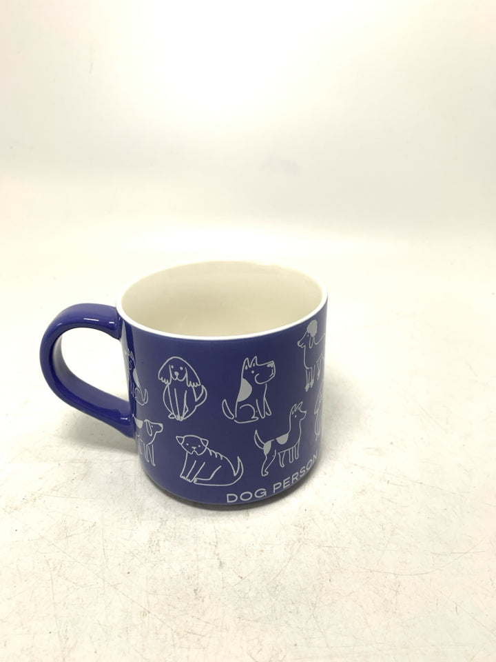 NEW PARKER LANE ASSORTED DOG PERSON MUG.