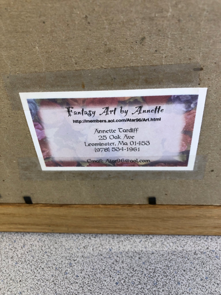 SUNFLOWER & PUSSY WILLOW FRAMED PRINT.