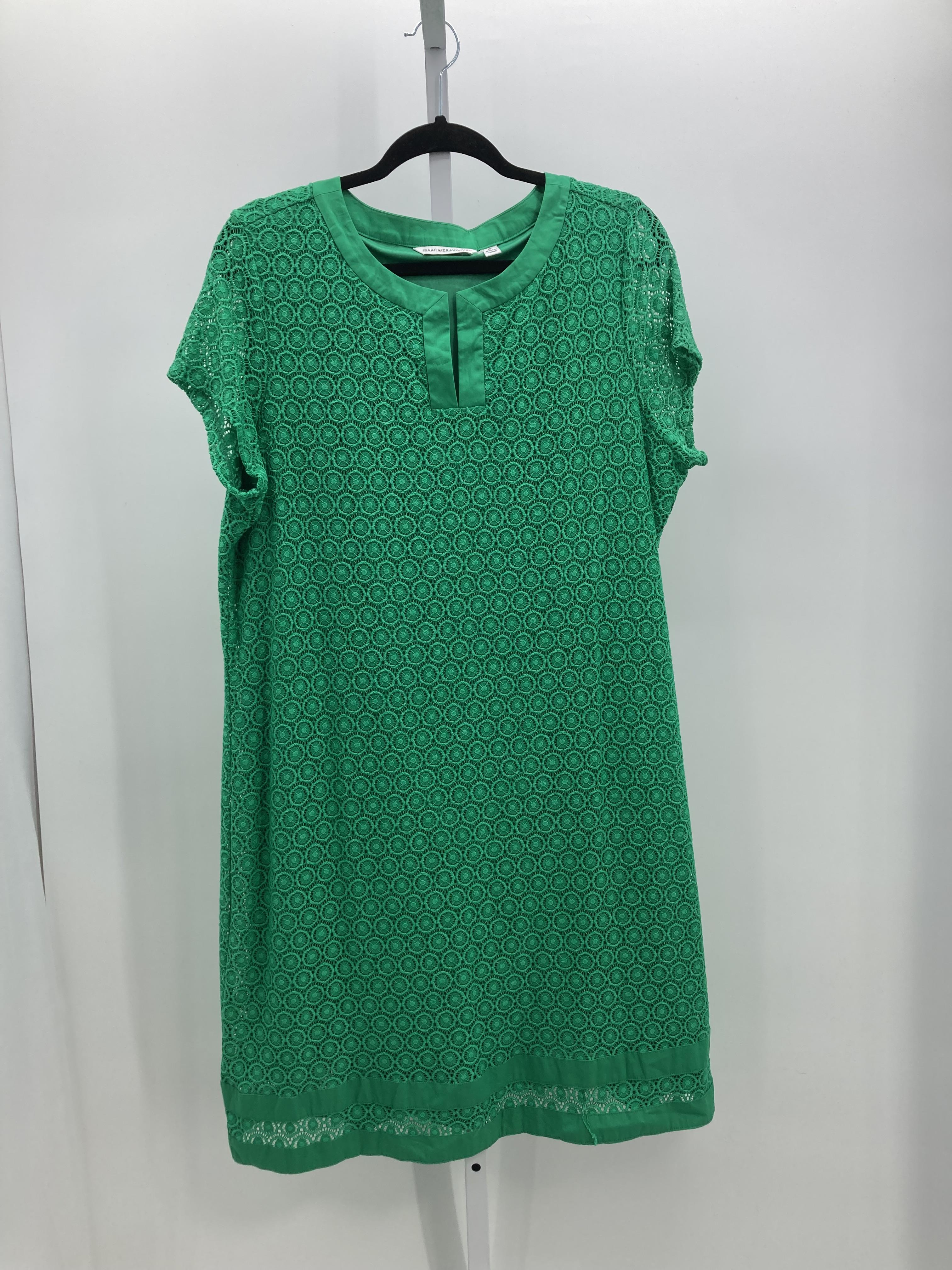 Isaac Mizrahi Size 1X Womens Short Sleeve Dress