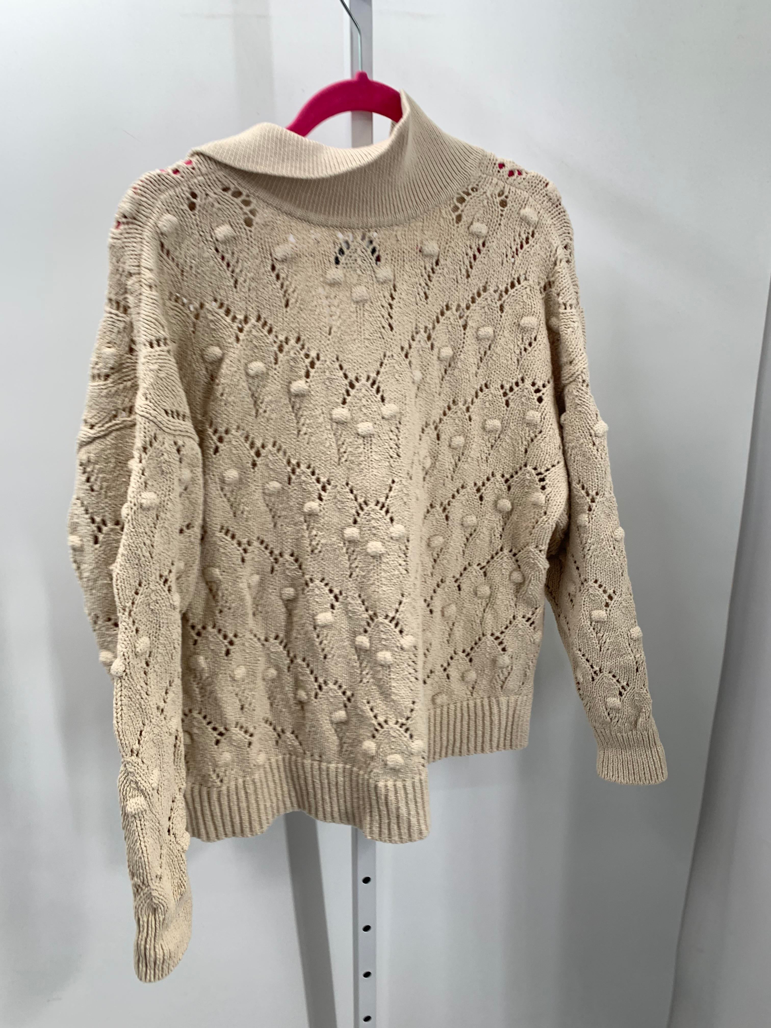 Lands End Size 2X Womens Long Slv Sweater