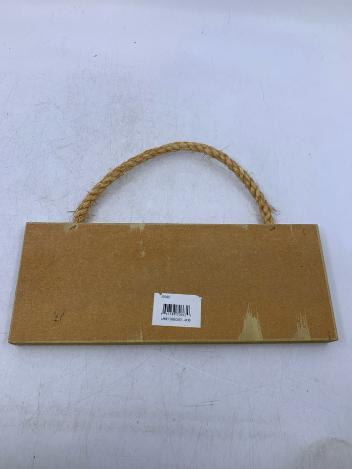 LAKE FORECAST WALL HANGING.