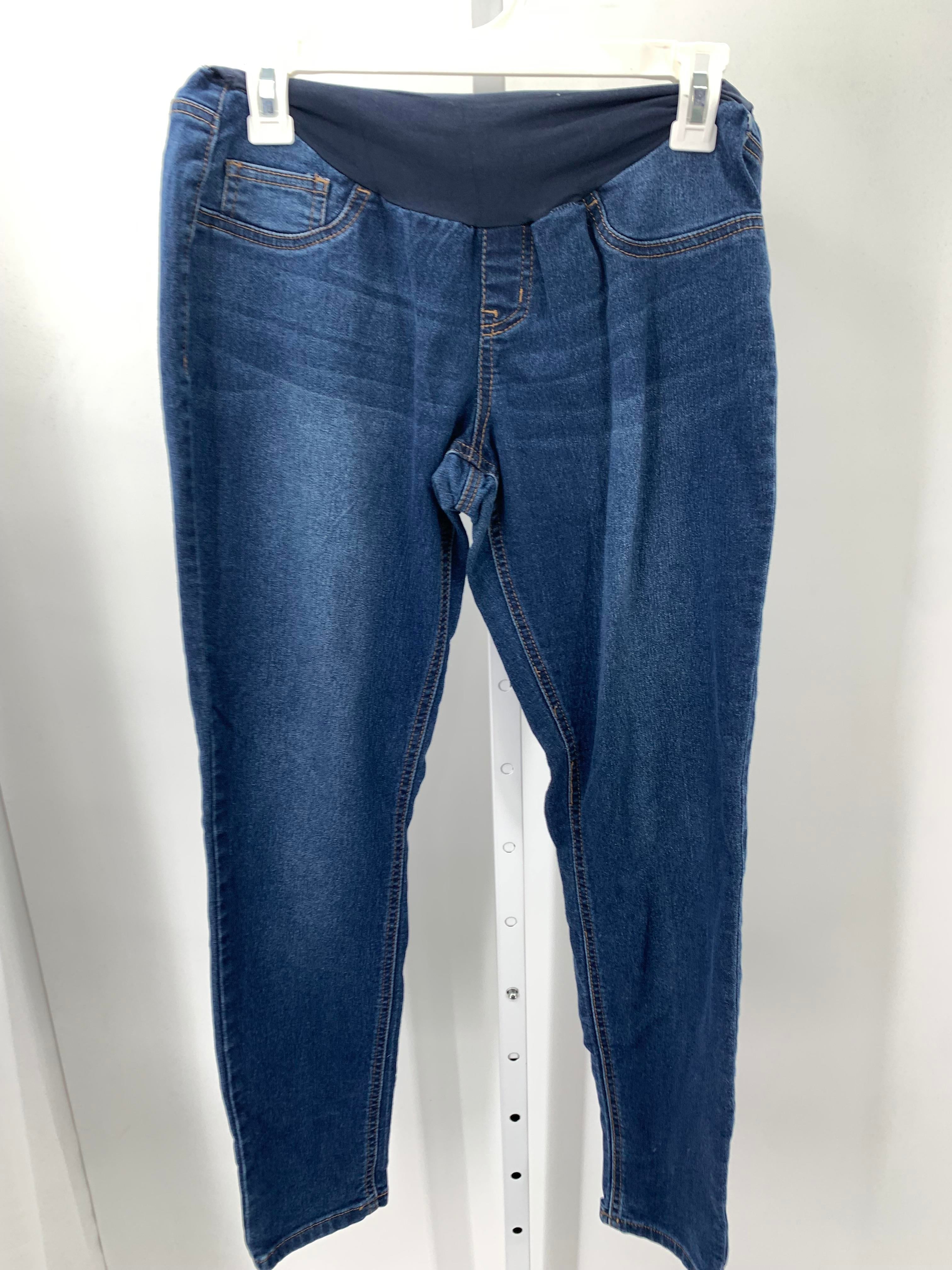 Indigo Blue Size Large Maternity Jeans