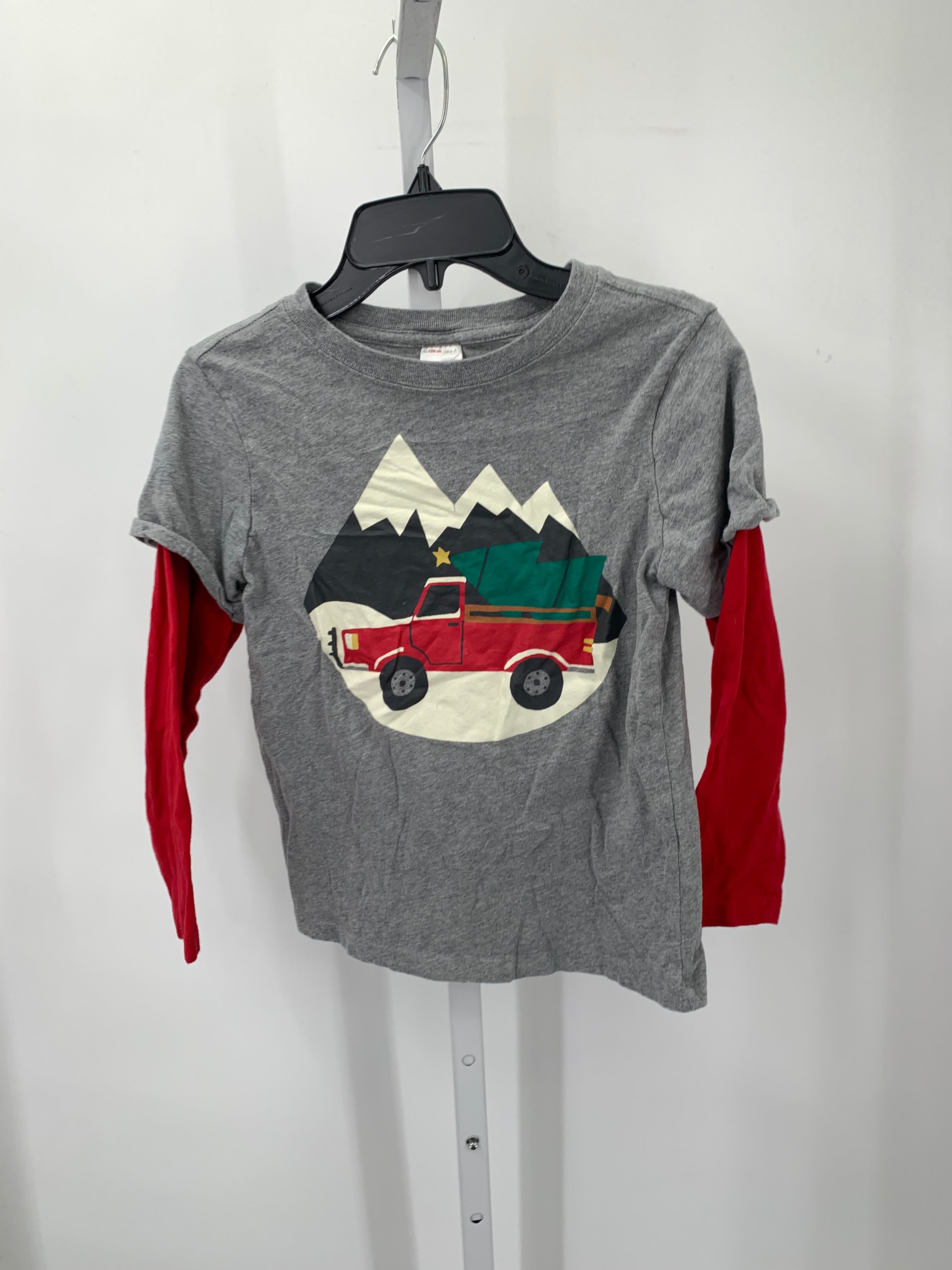 LONG SLV SHIRT TRUCK AND XMAS TREE.