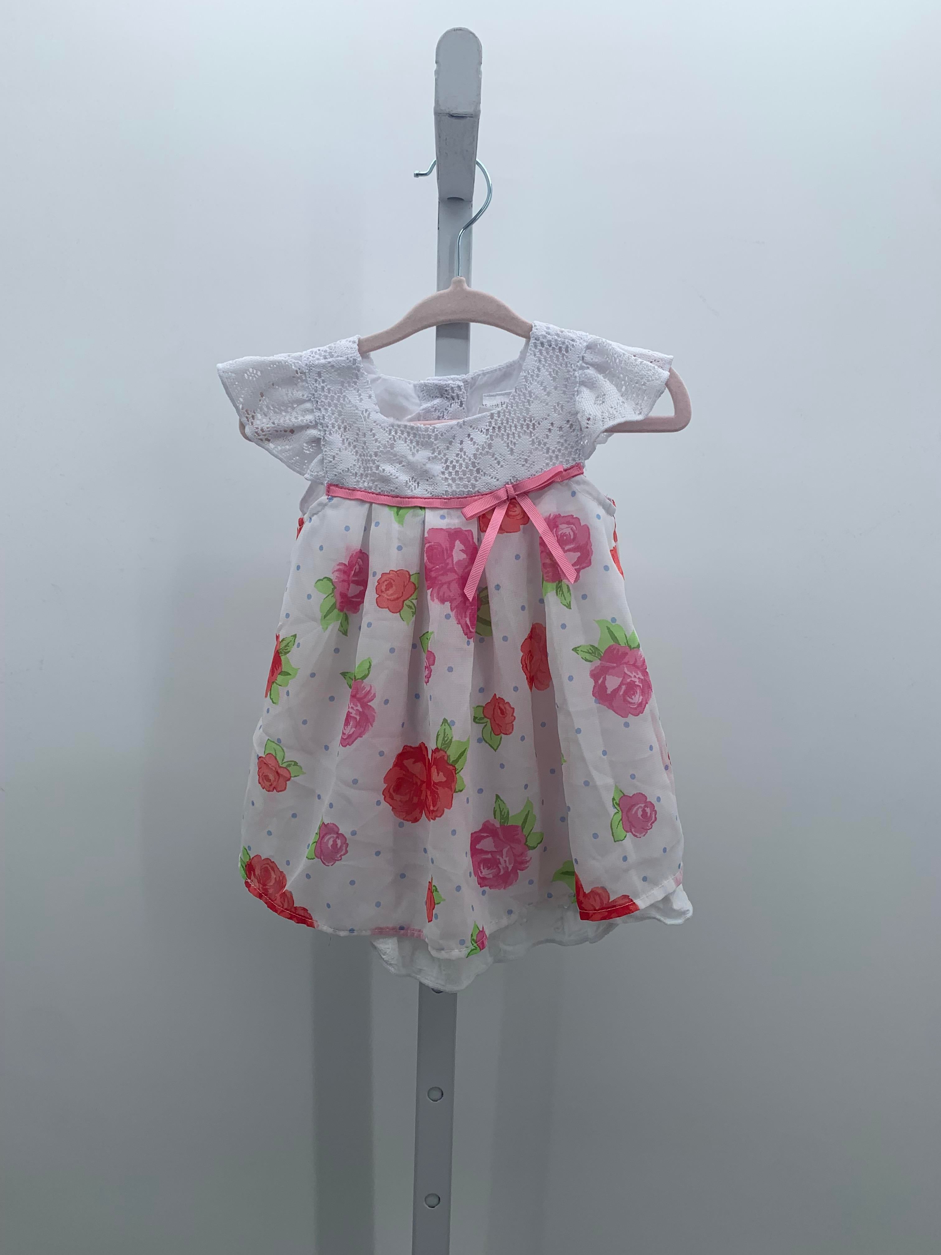 Sweet Heart Rose Size 6-9 mon Girls Short Sleeve Dress