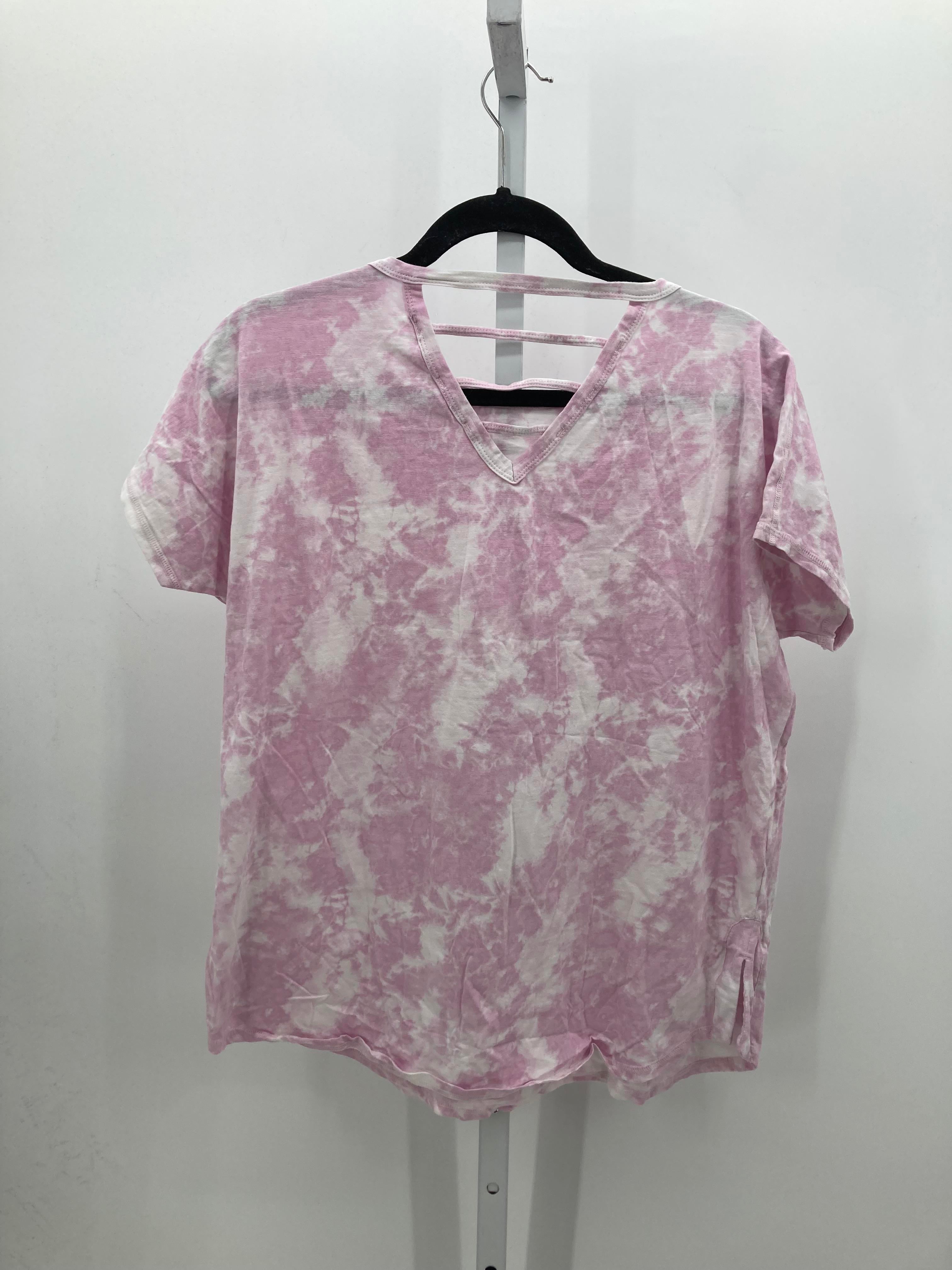 Earth Yoga Size Large Misses Short Sleeve Shirt