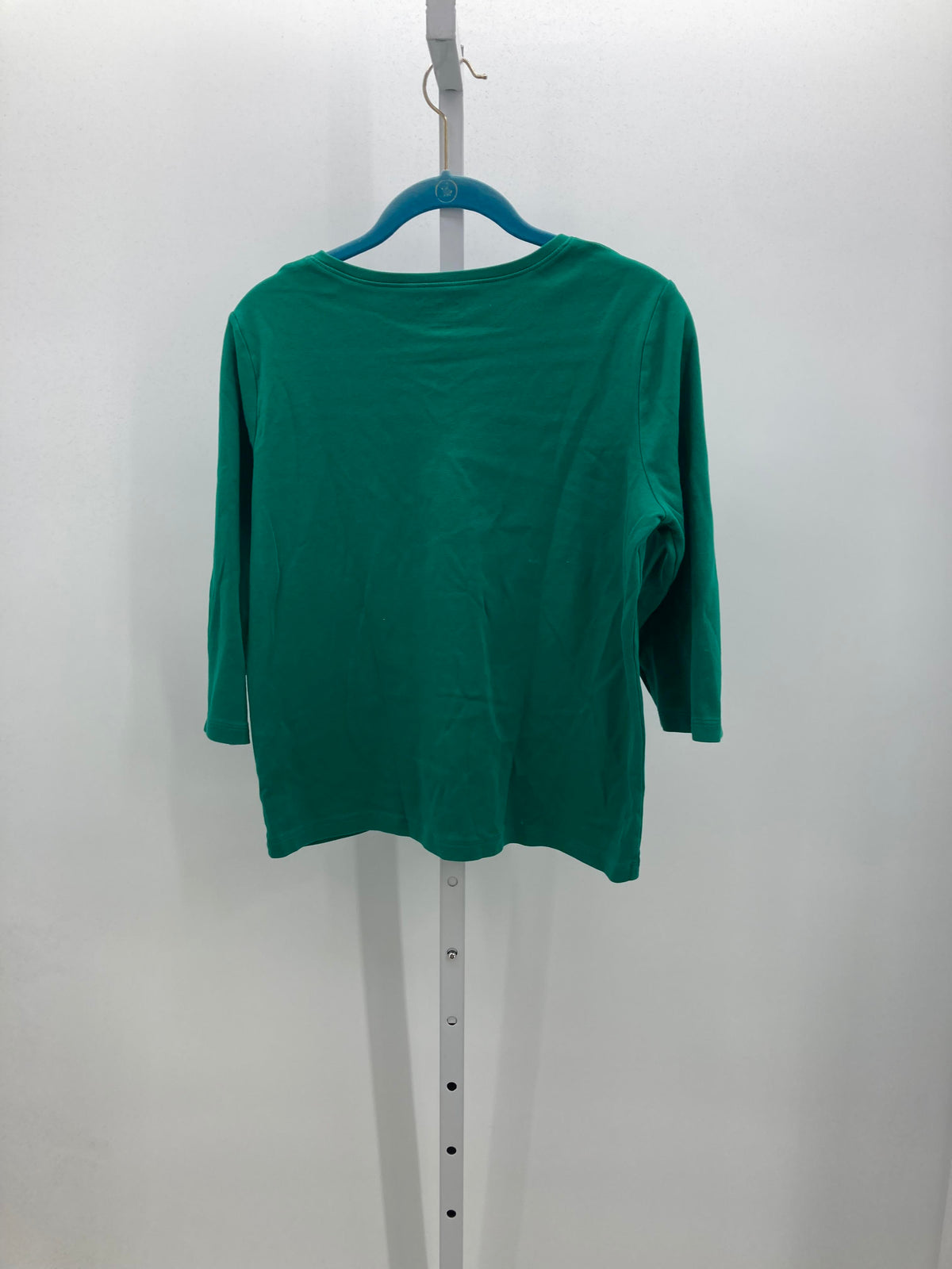 LL Bean Size Medium Petite Petite 3/4 Sleeve Shirt