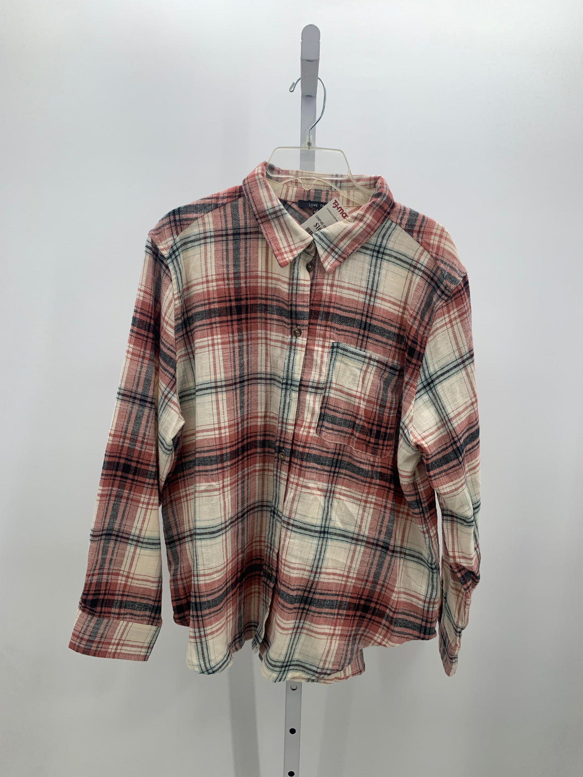 Love Tree Size Large Juniors Long Sleeve Shirt
