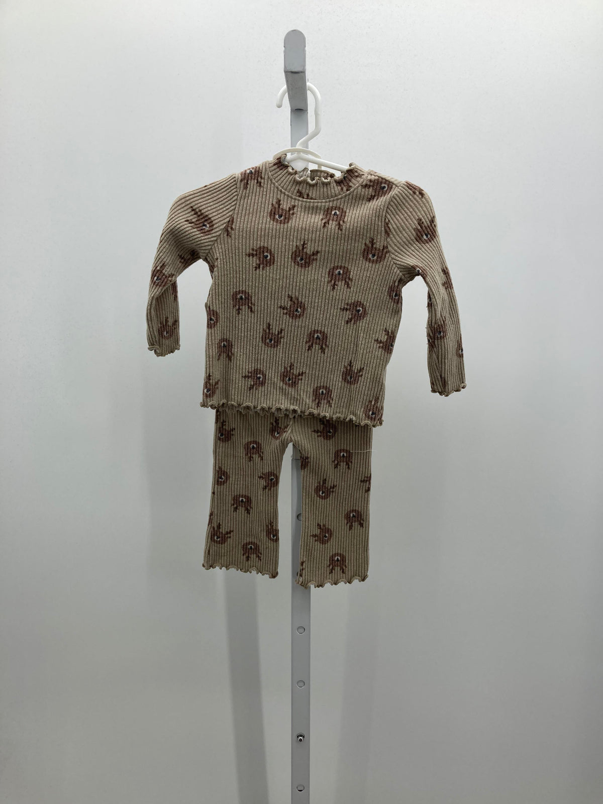 RIBBED REINDEER SHIRT AND PANTS