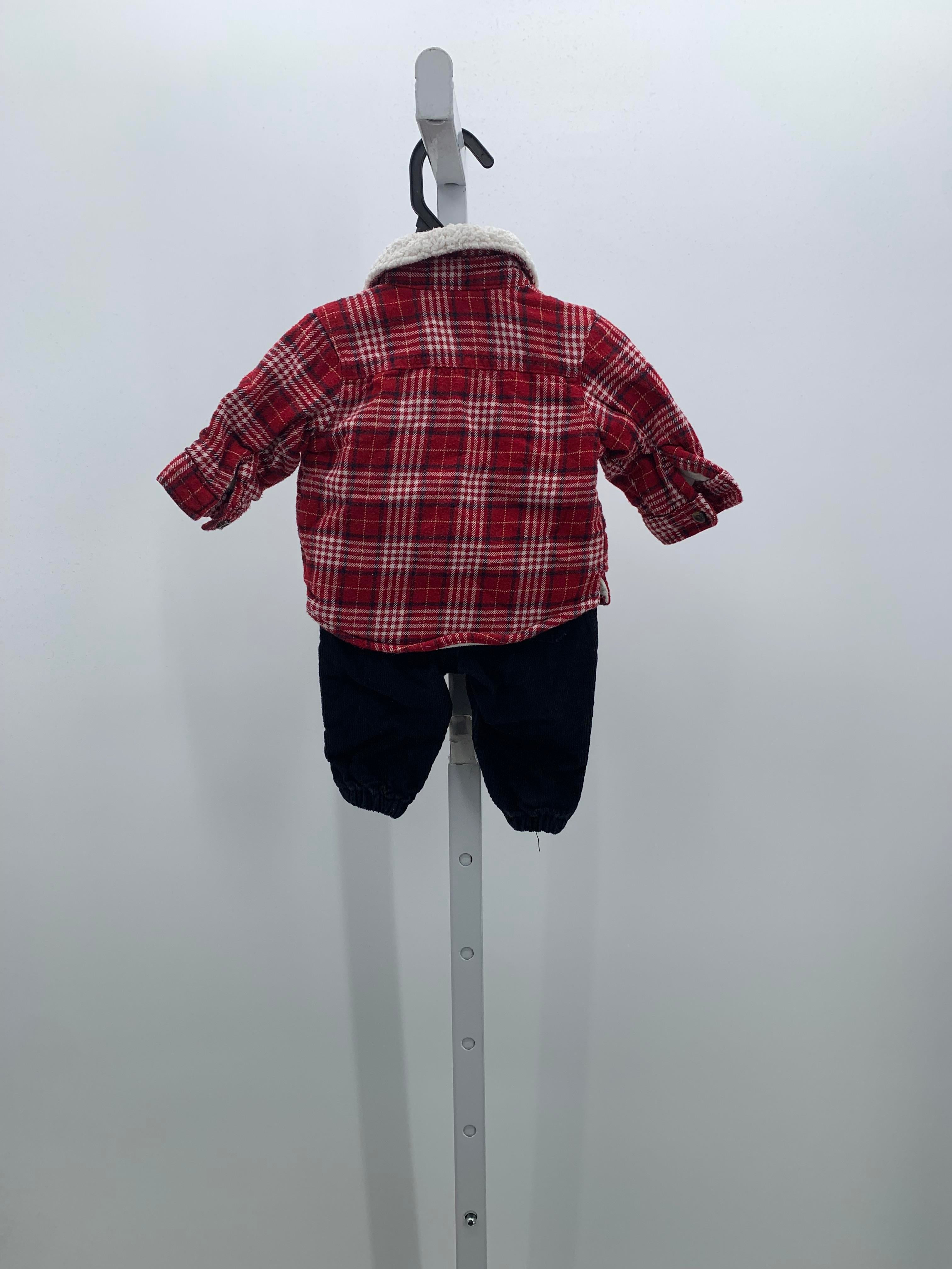 PLAID FLEECE LINED SHACKET AND BLACK CORDUROY PANTS
