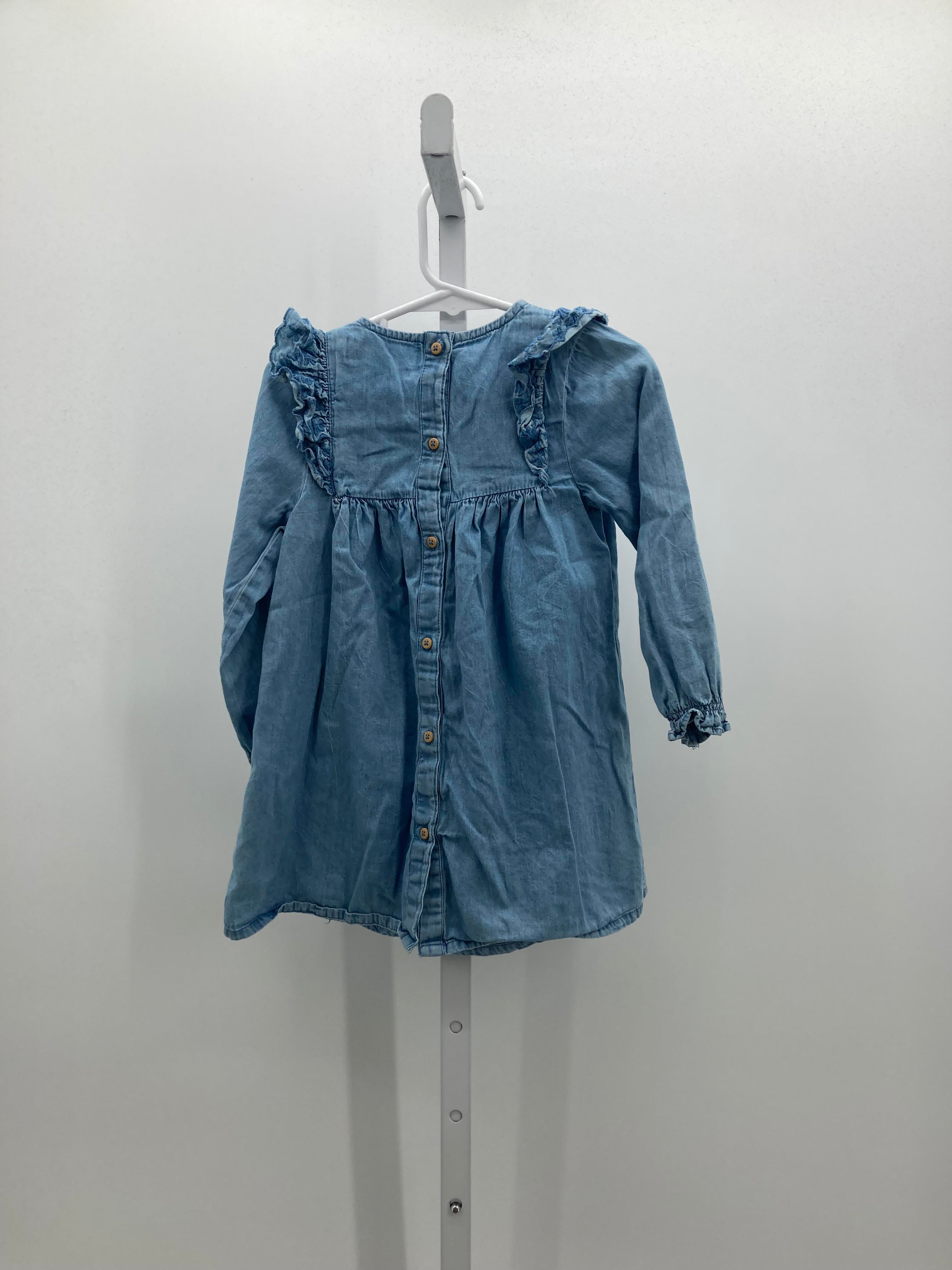 Zara Size 3-4 Girls Long Sleeve Dress