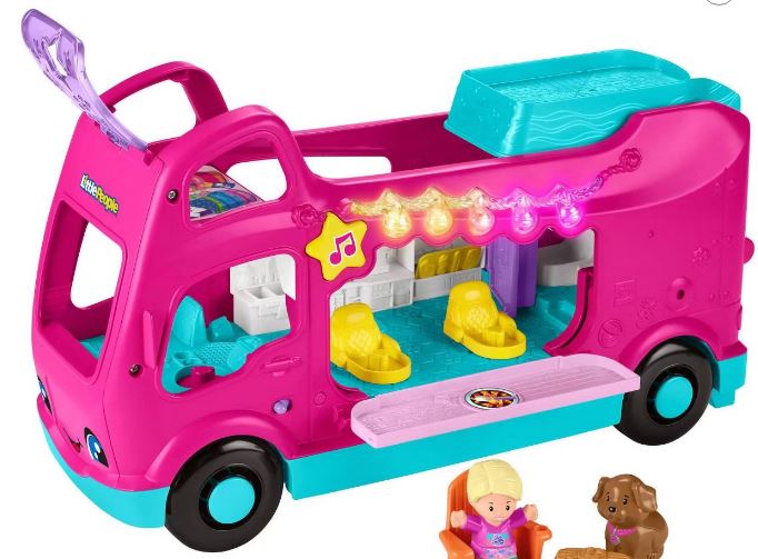 FISHER PRICE LITTLE PEOPLE BARBIE DREAM CAMPER *DOLLS NOT INCLUDED