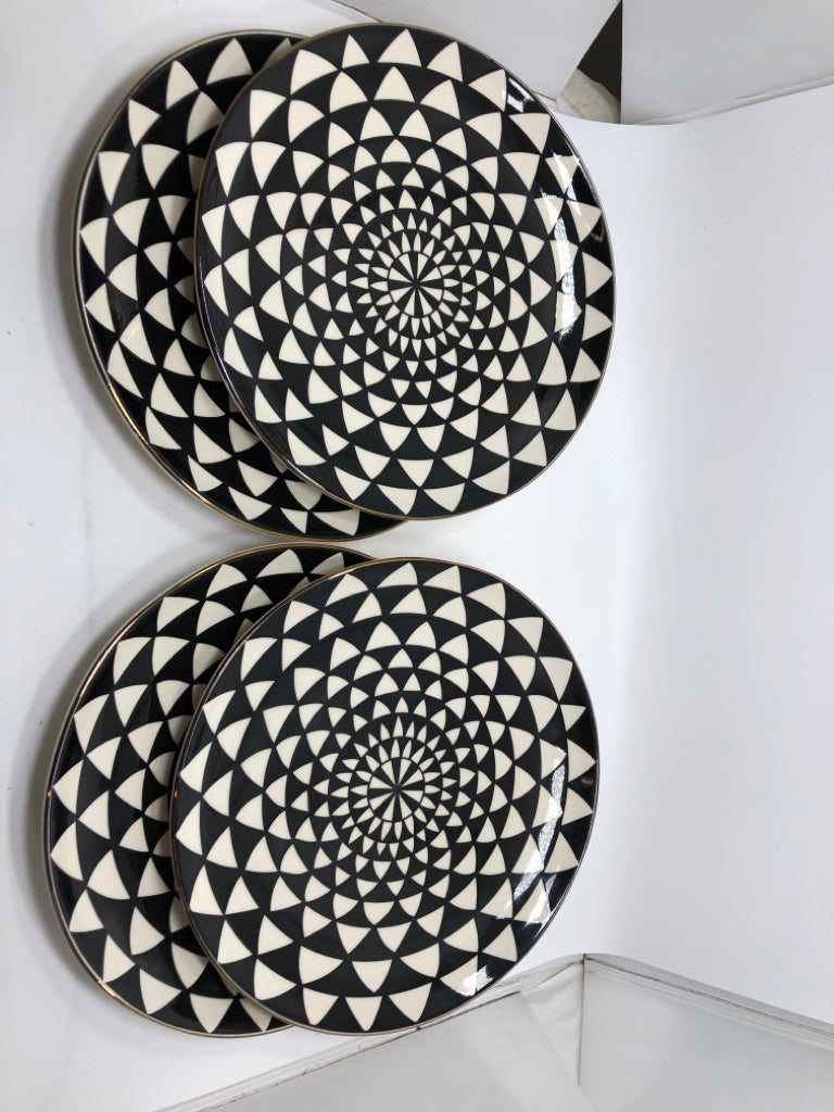 12PC THYME & TABLE GEOMETRIC DINNER SET-SVC 4.