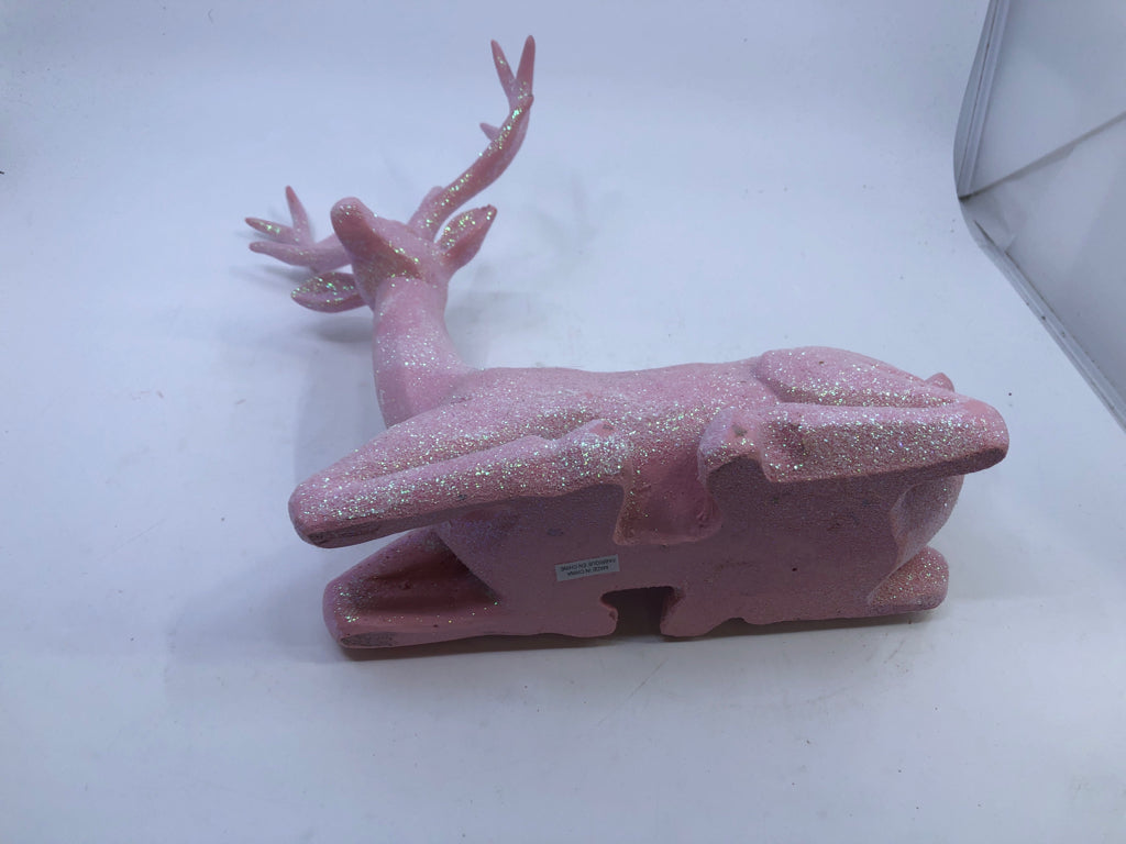 GLITTER PINK REINDEER.