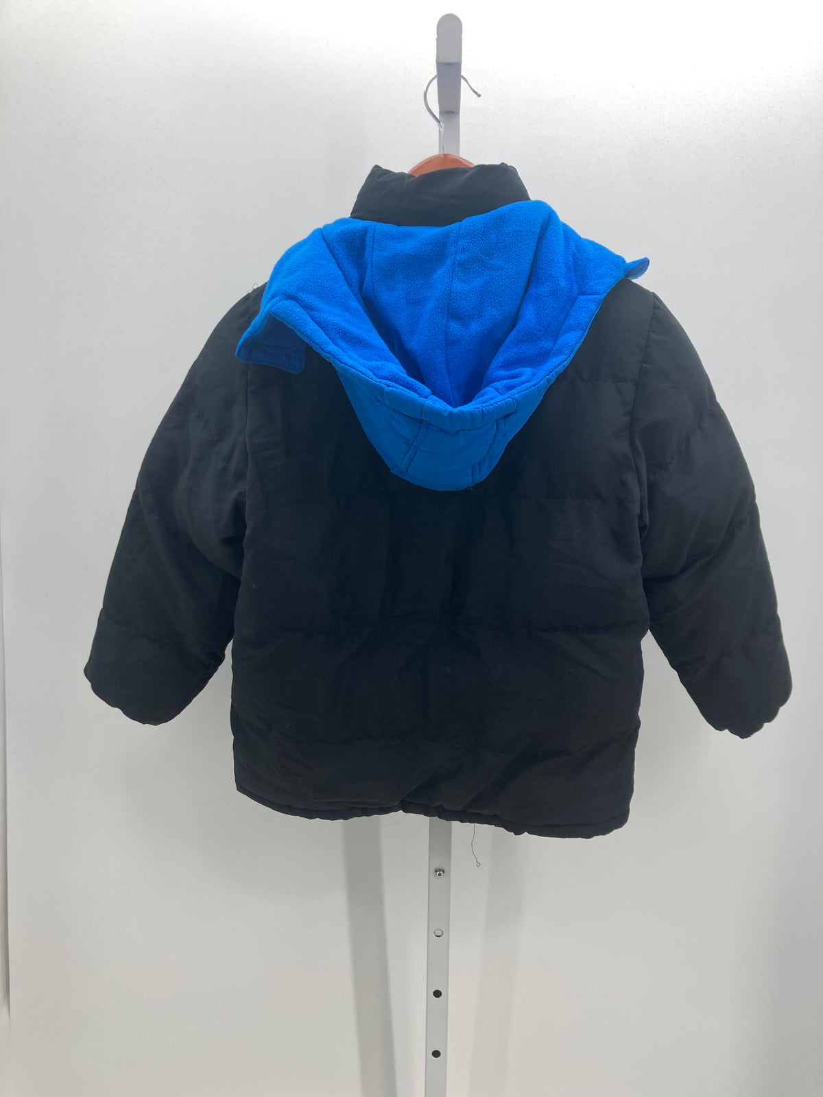 BLUE HOODED ZIP