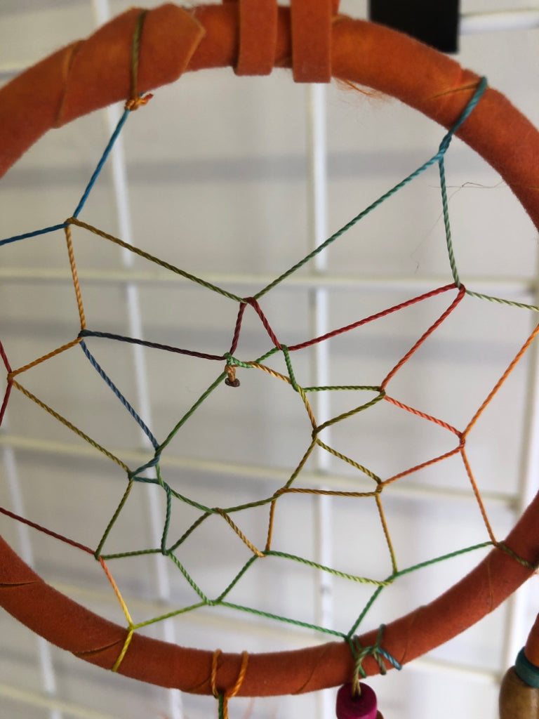 ORANGE DREAM CATCHER.