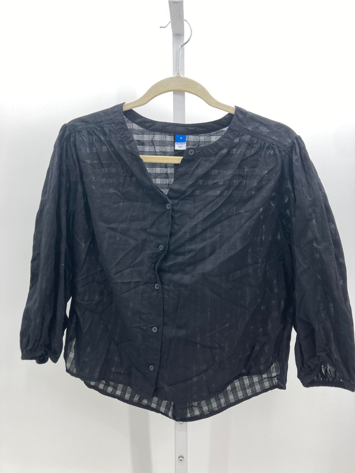 Old Navy Size Medium Misses 3/4 Sleeve Shirt