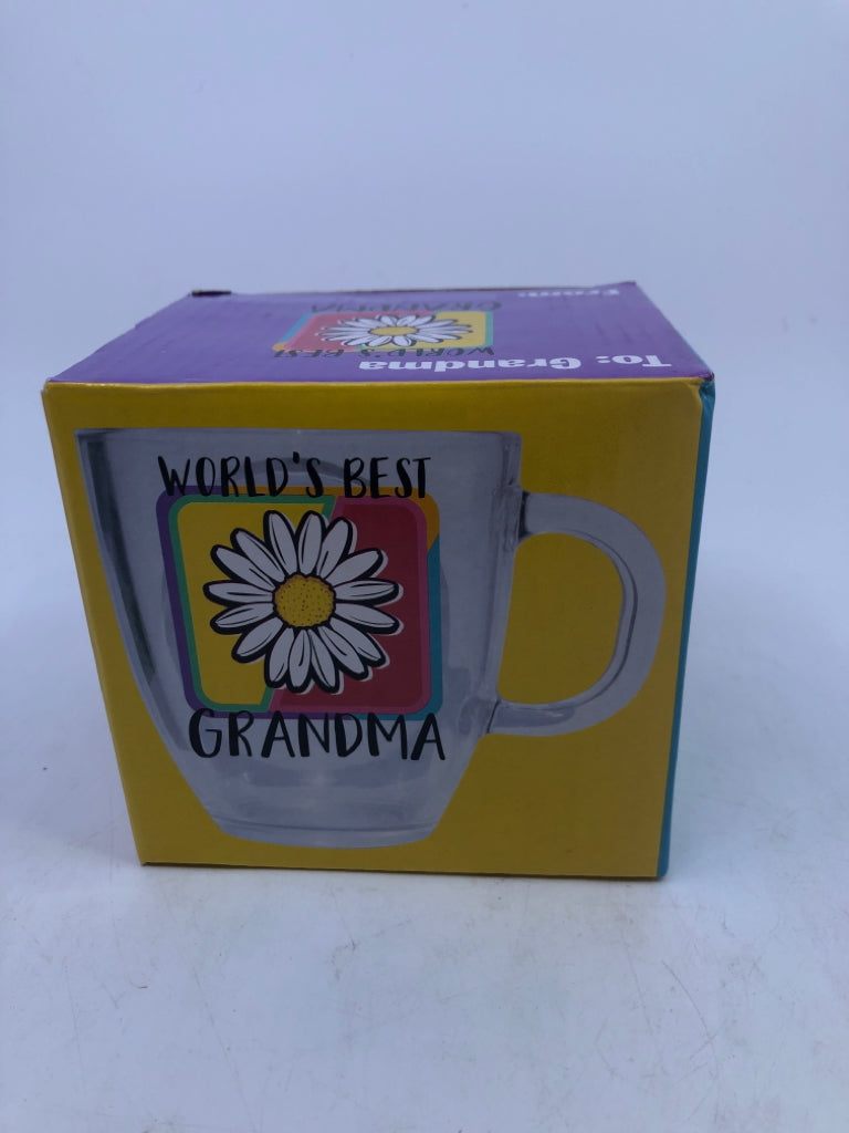 NIB WORLDS BEST GRANDMA MUG.