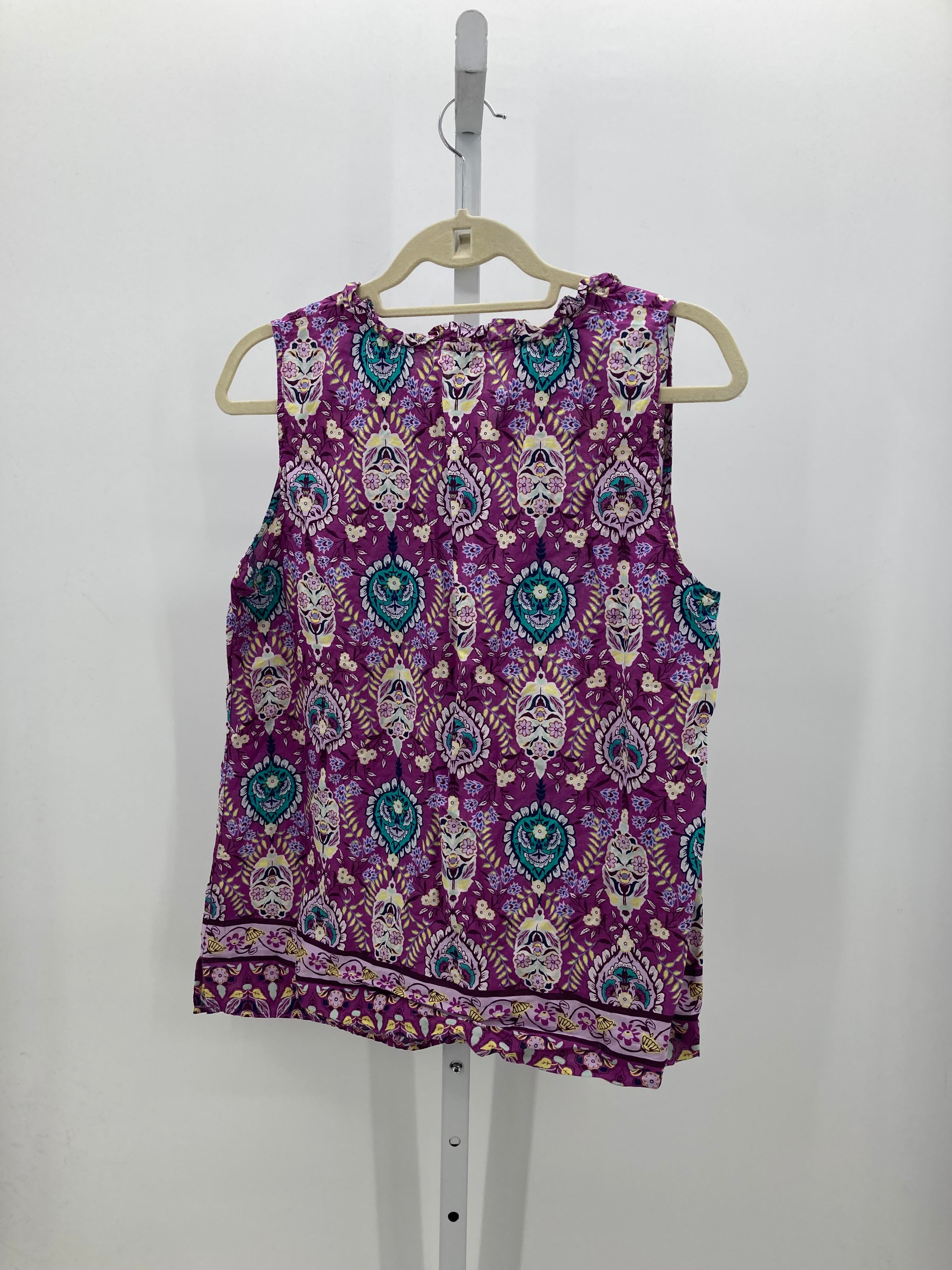 Talbots Size Large Misses Sleeveless Shirt