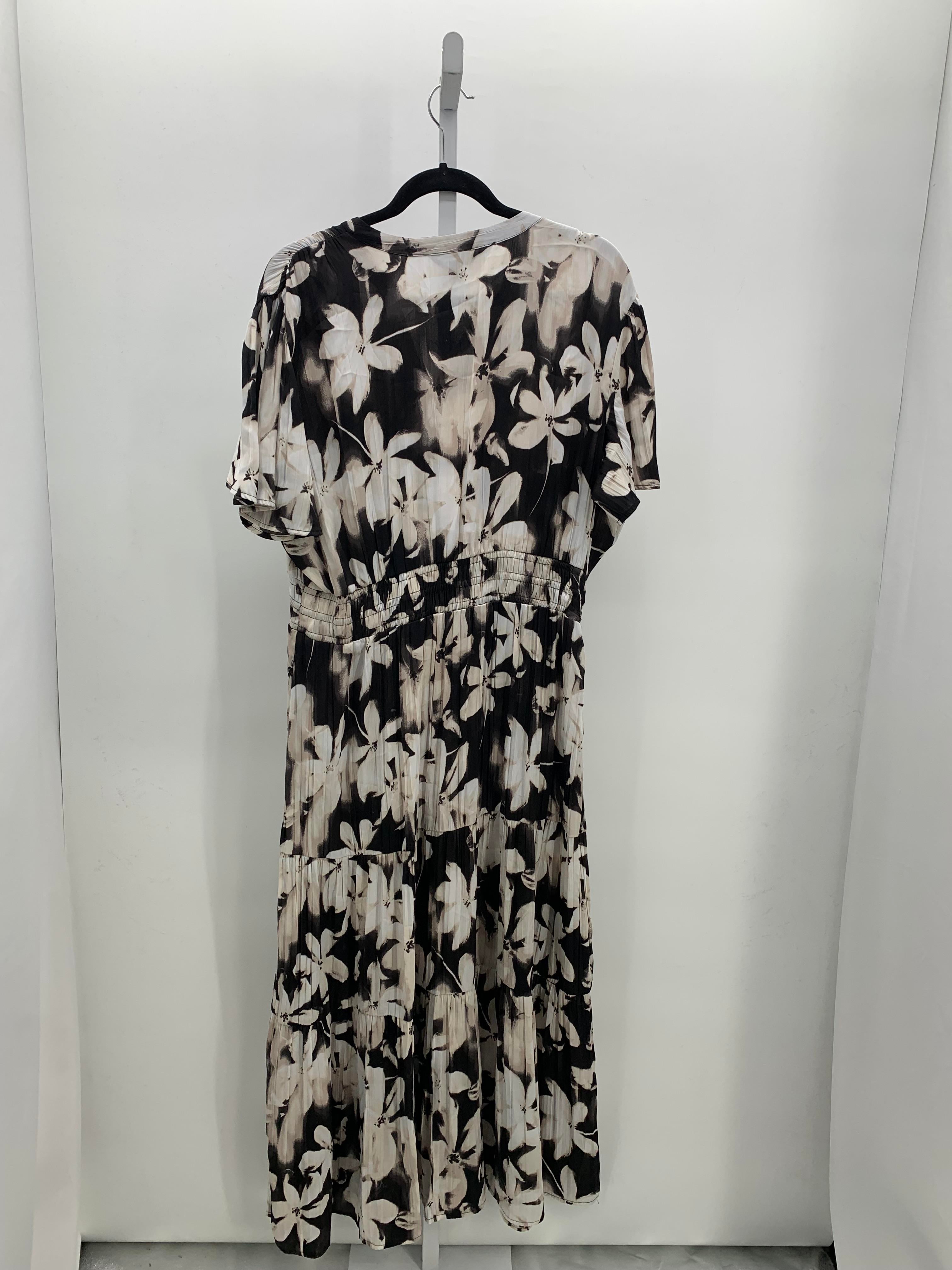 Vera Wang Size Extra Large Misses Short Sleeve Dress
