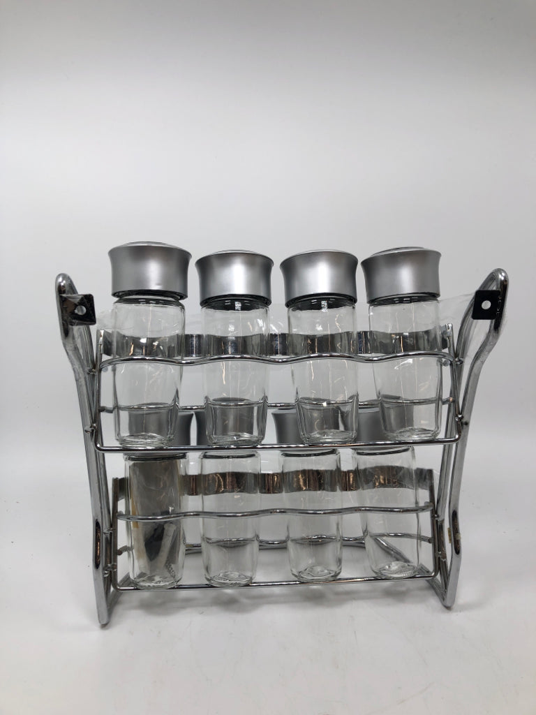 9PC SPICE RACK SET W/TAG.