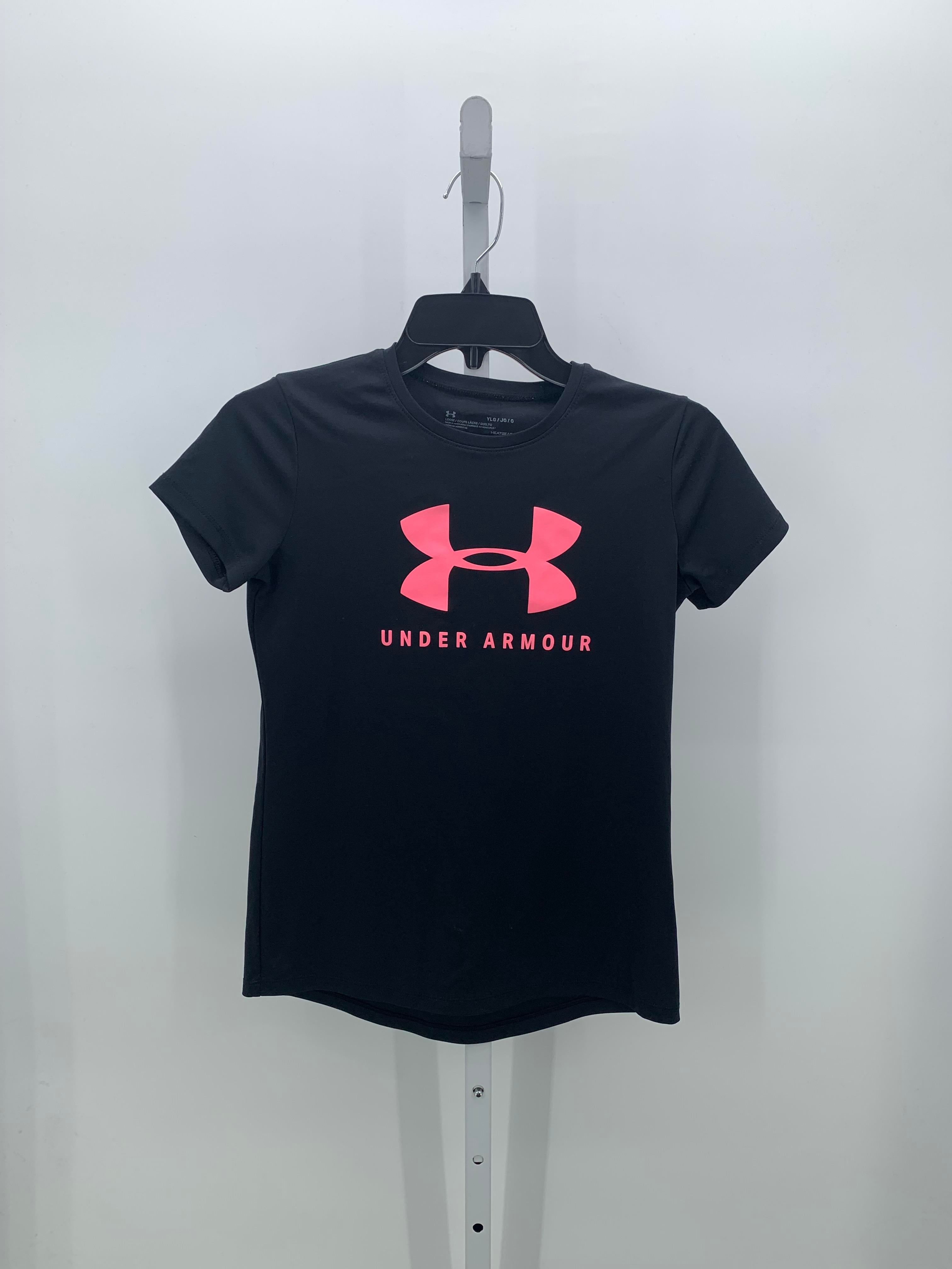 Under Armour Size 14-16 Girls Short Sleeve Shirt