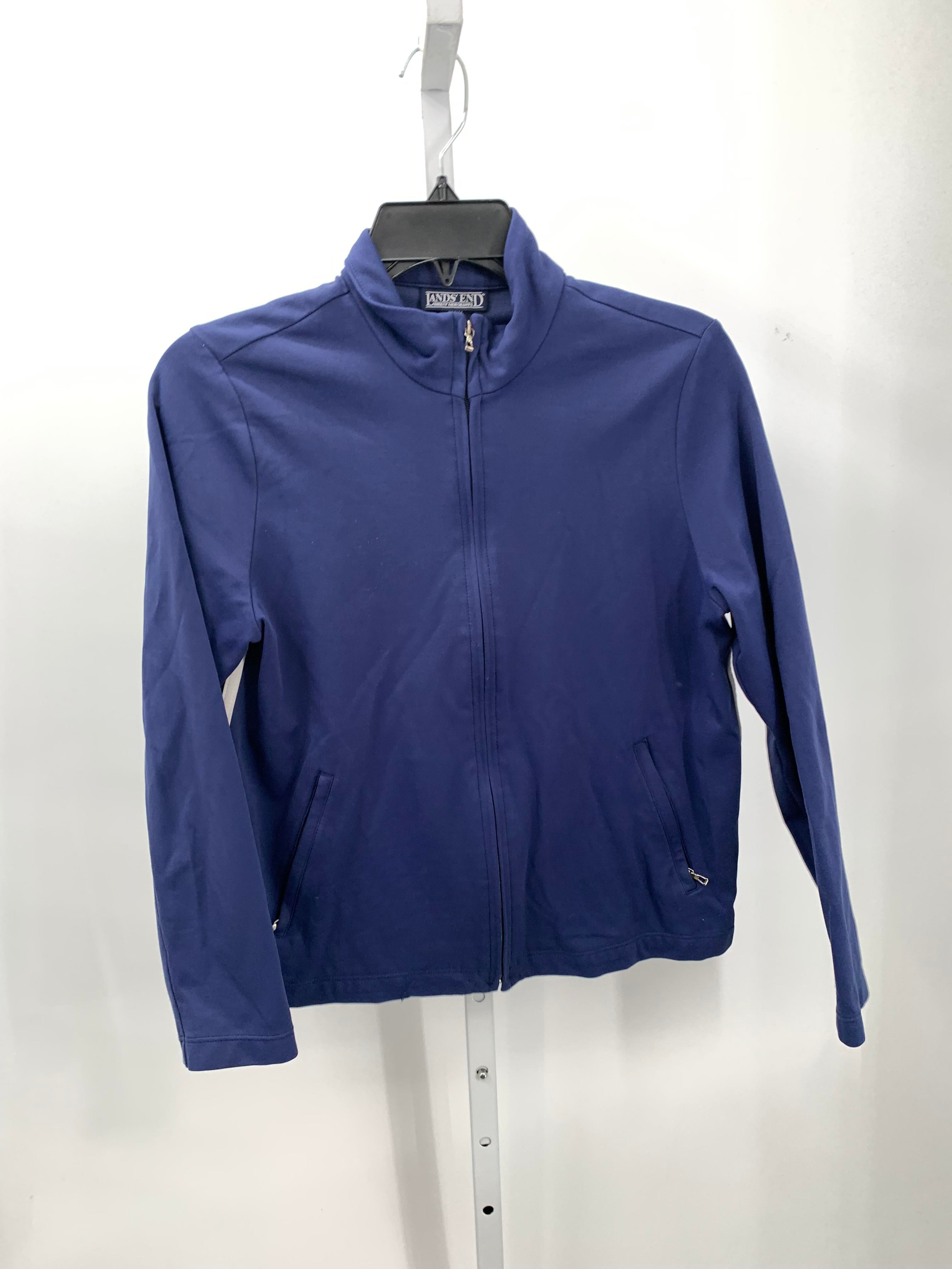 Lands End Size Medium Petite Petite Sweat Jacket