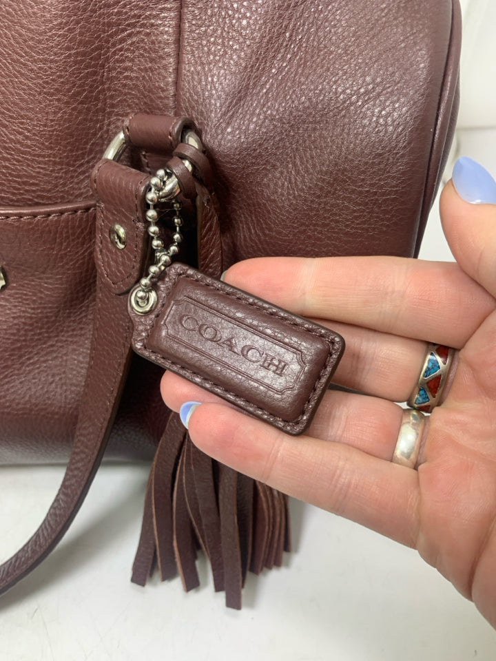 Coach F26121 Avery Pebble Leather Satchel