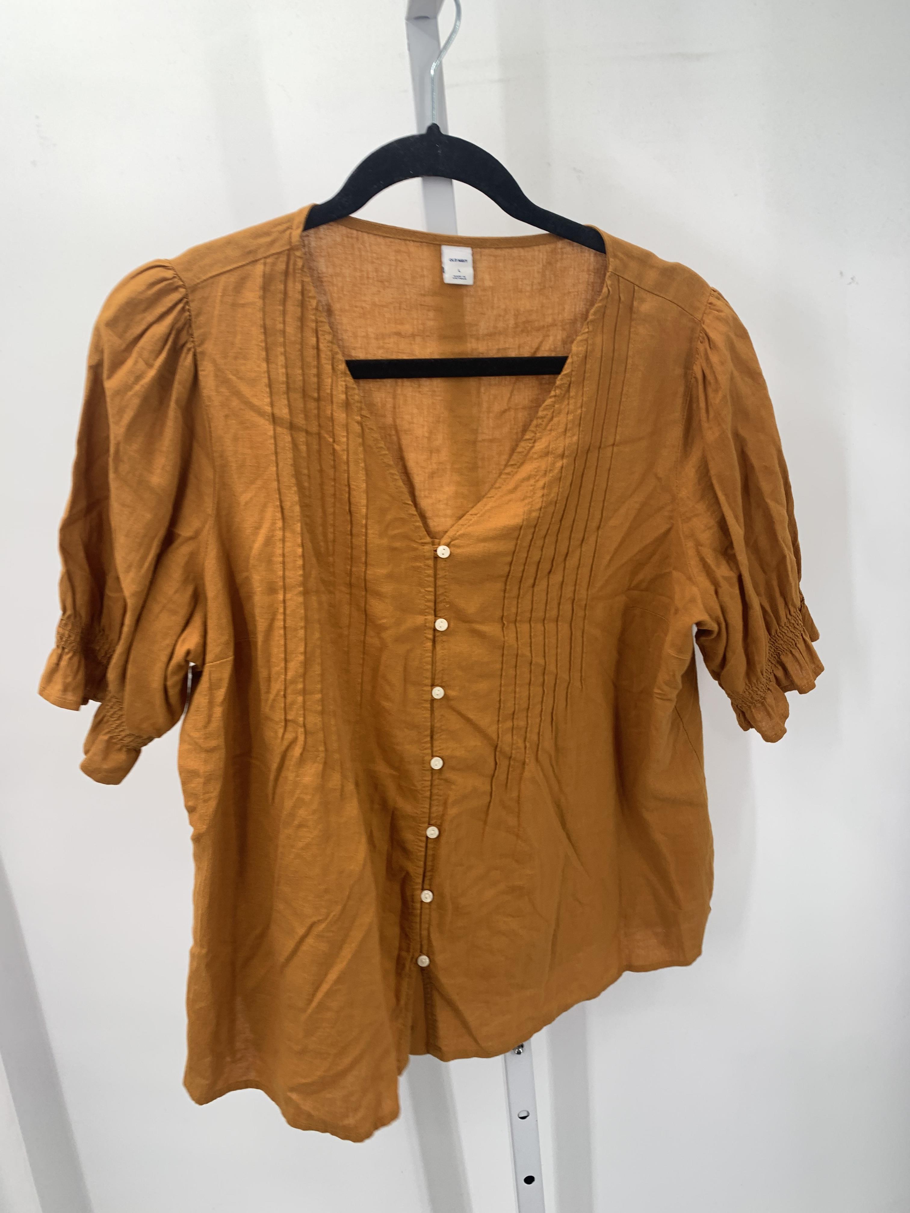 Old Navy Size Large Misses Short Sleeve Shirt