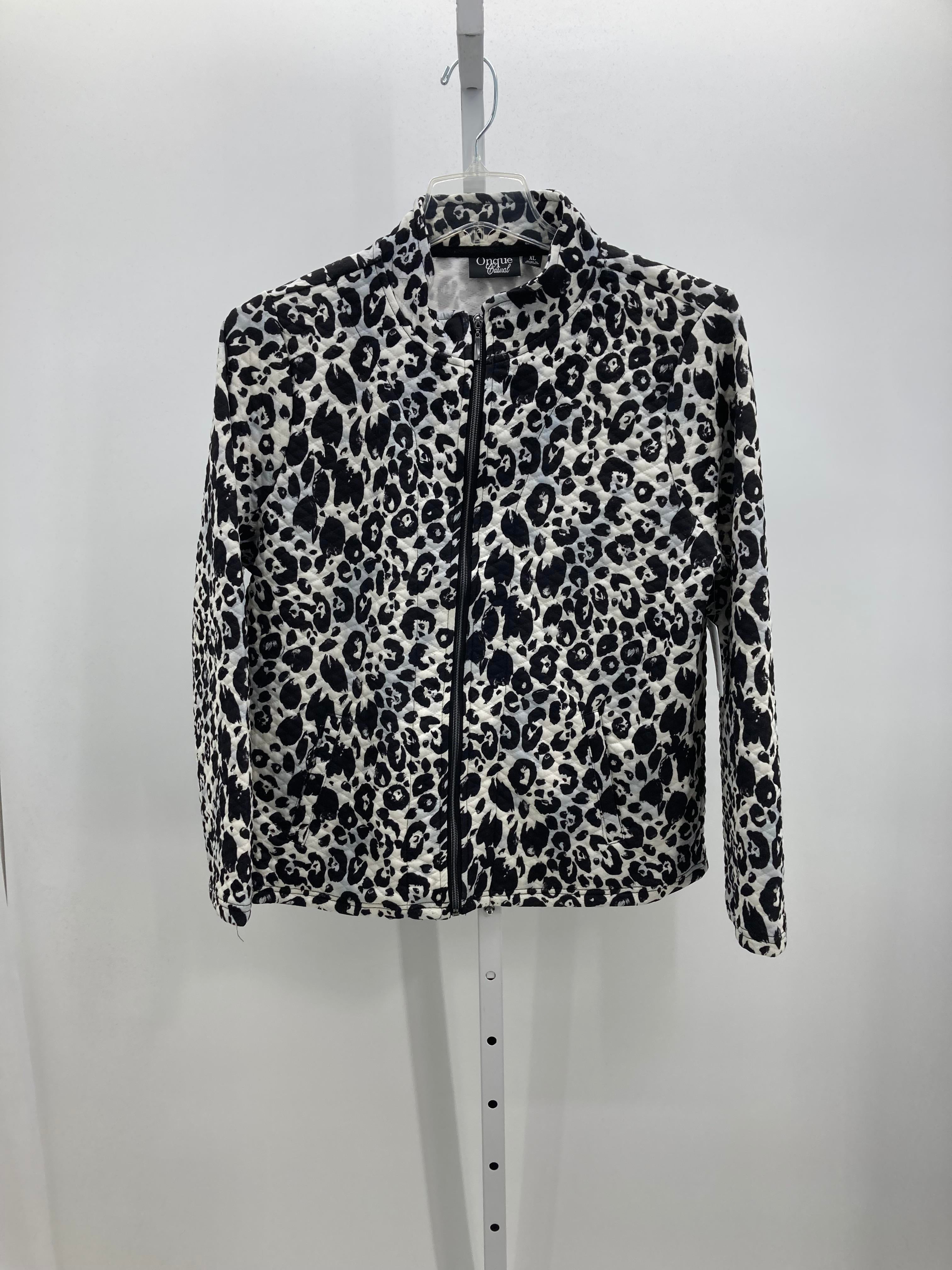 onque Size Extra Large Misses Sweat Jacket