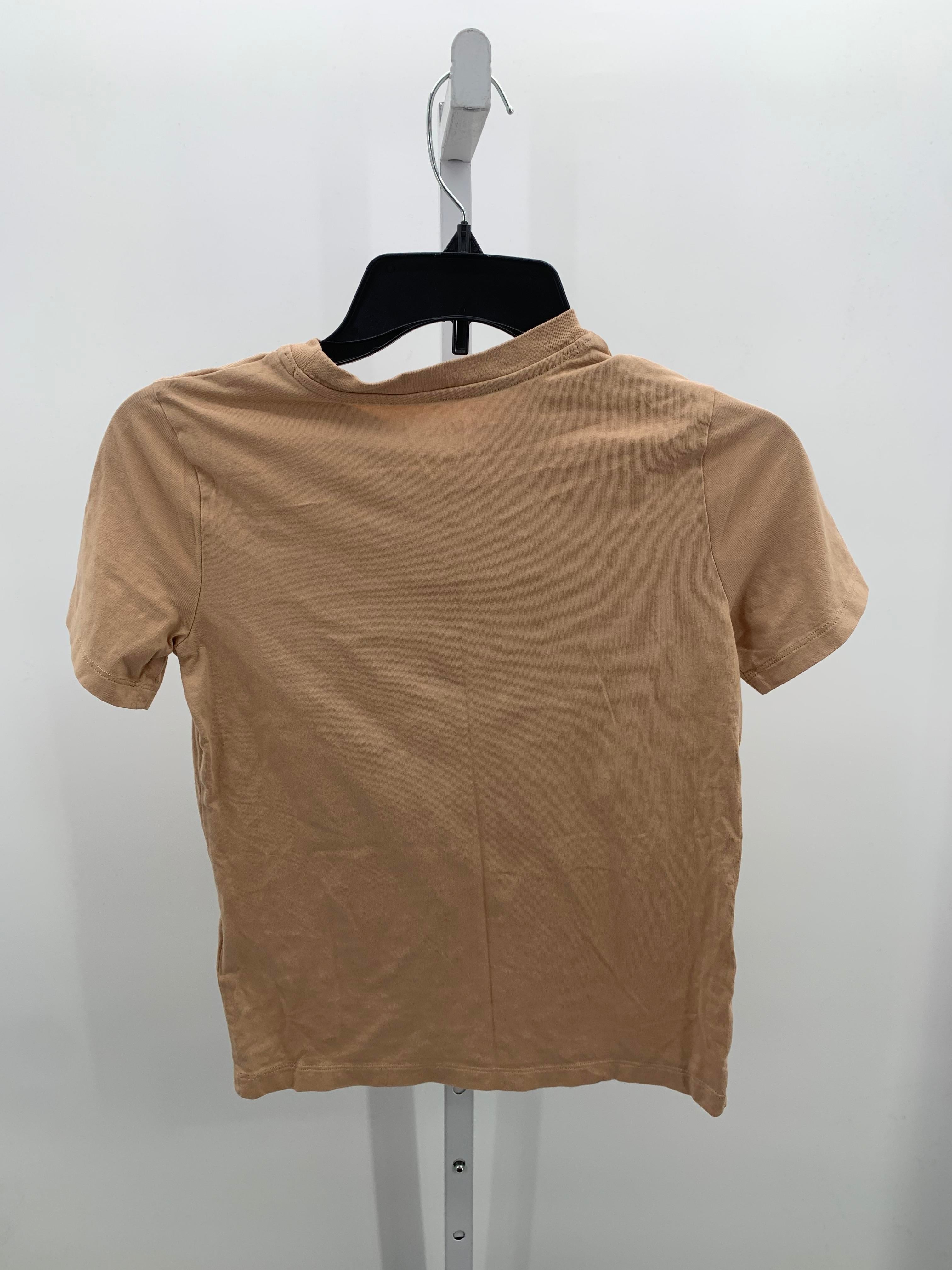 Lands End Size 10-12 Girls Short Sleeve Shirt