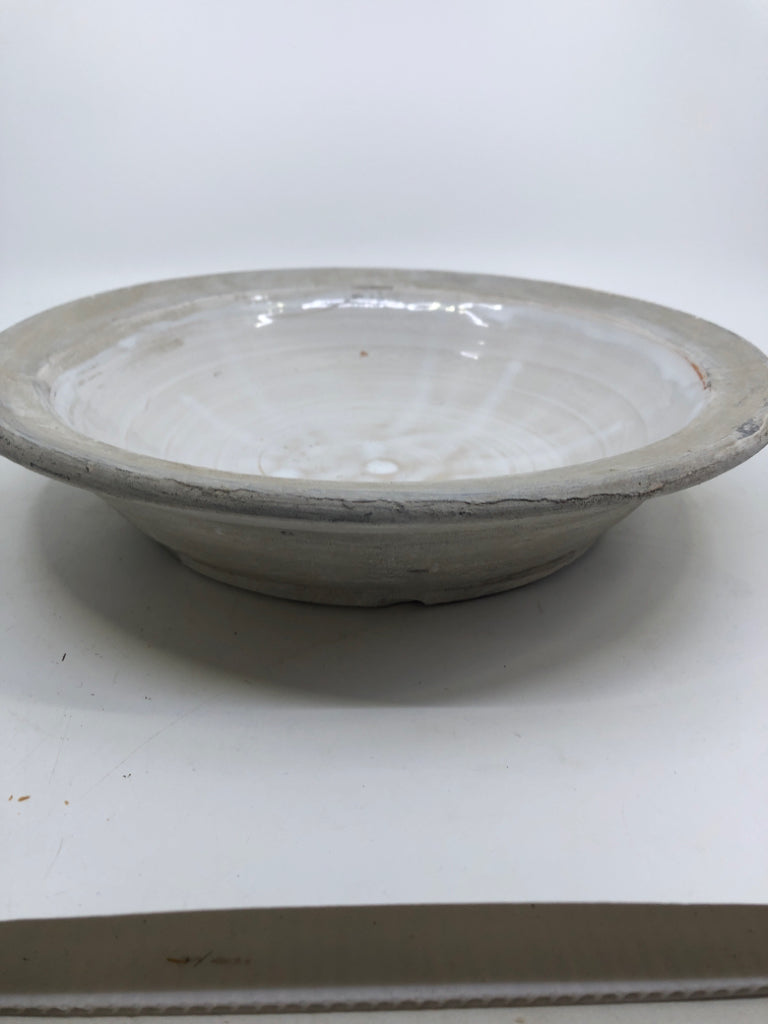 STONE WHITE GLAZED BOWL.