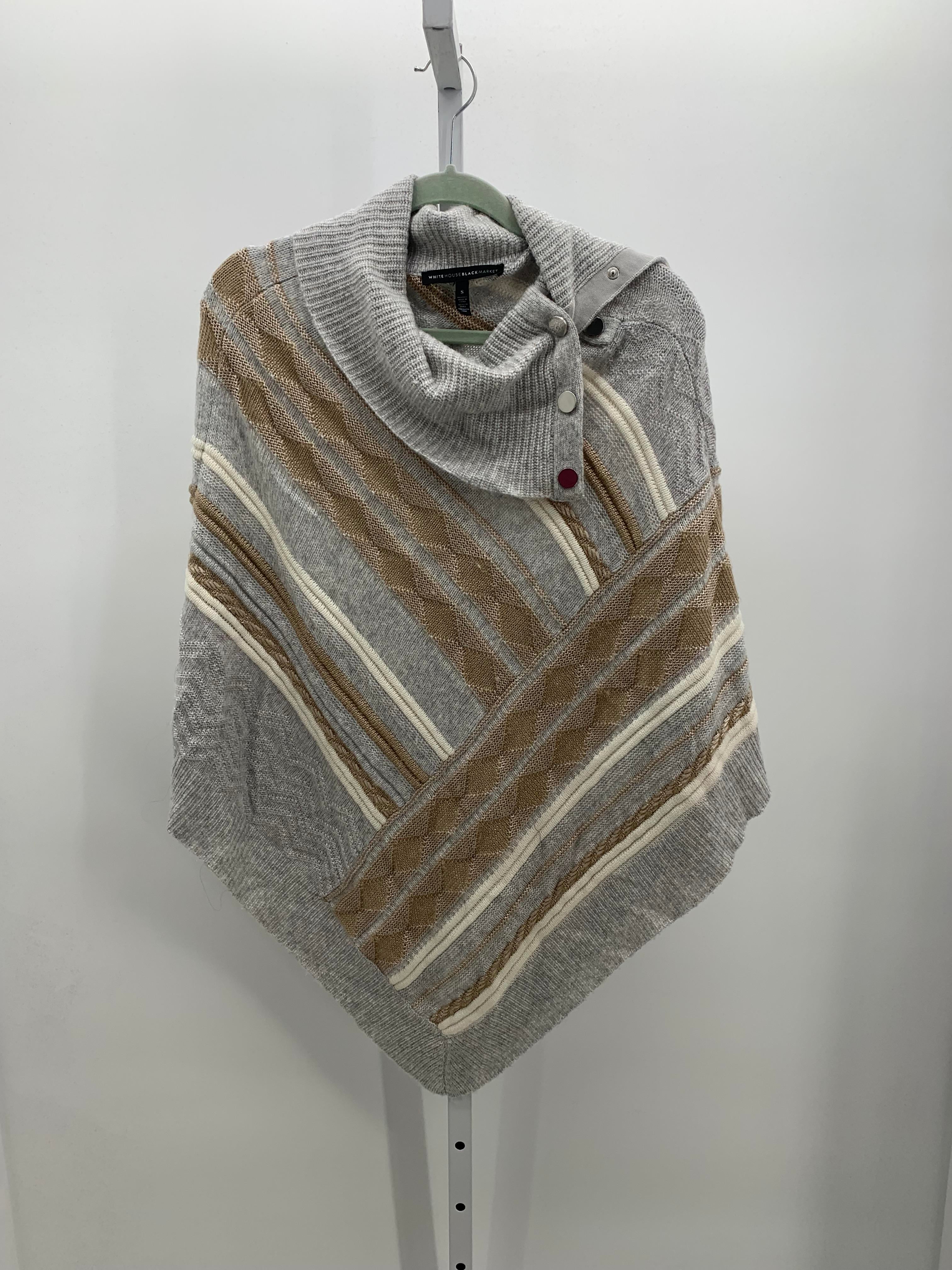 White House Black Size Small Misses Poncho