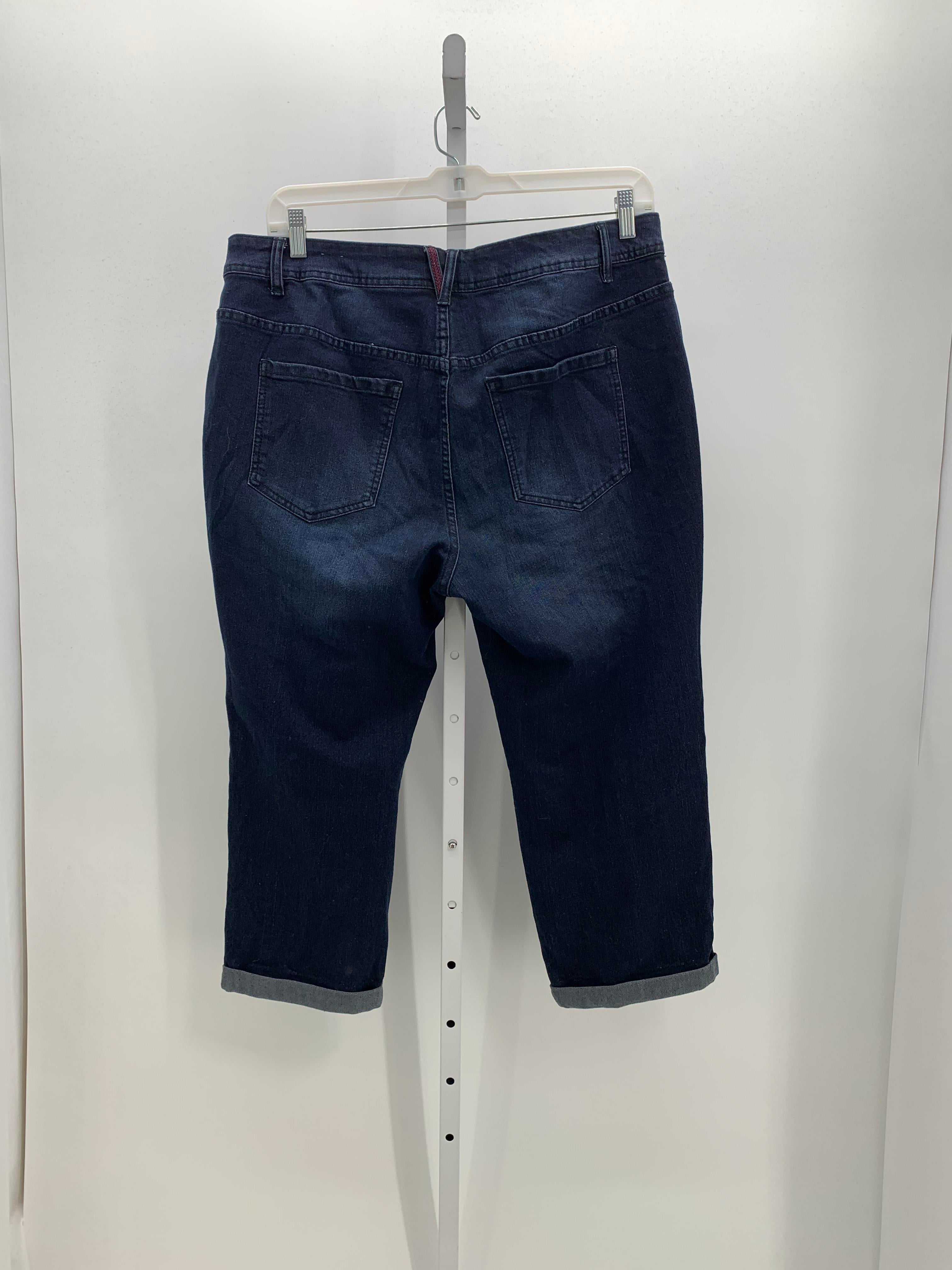 Avenue Size 18 W Womens Capri Pants