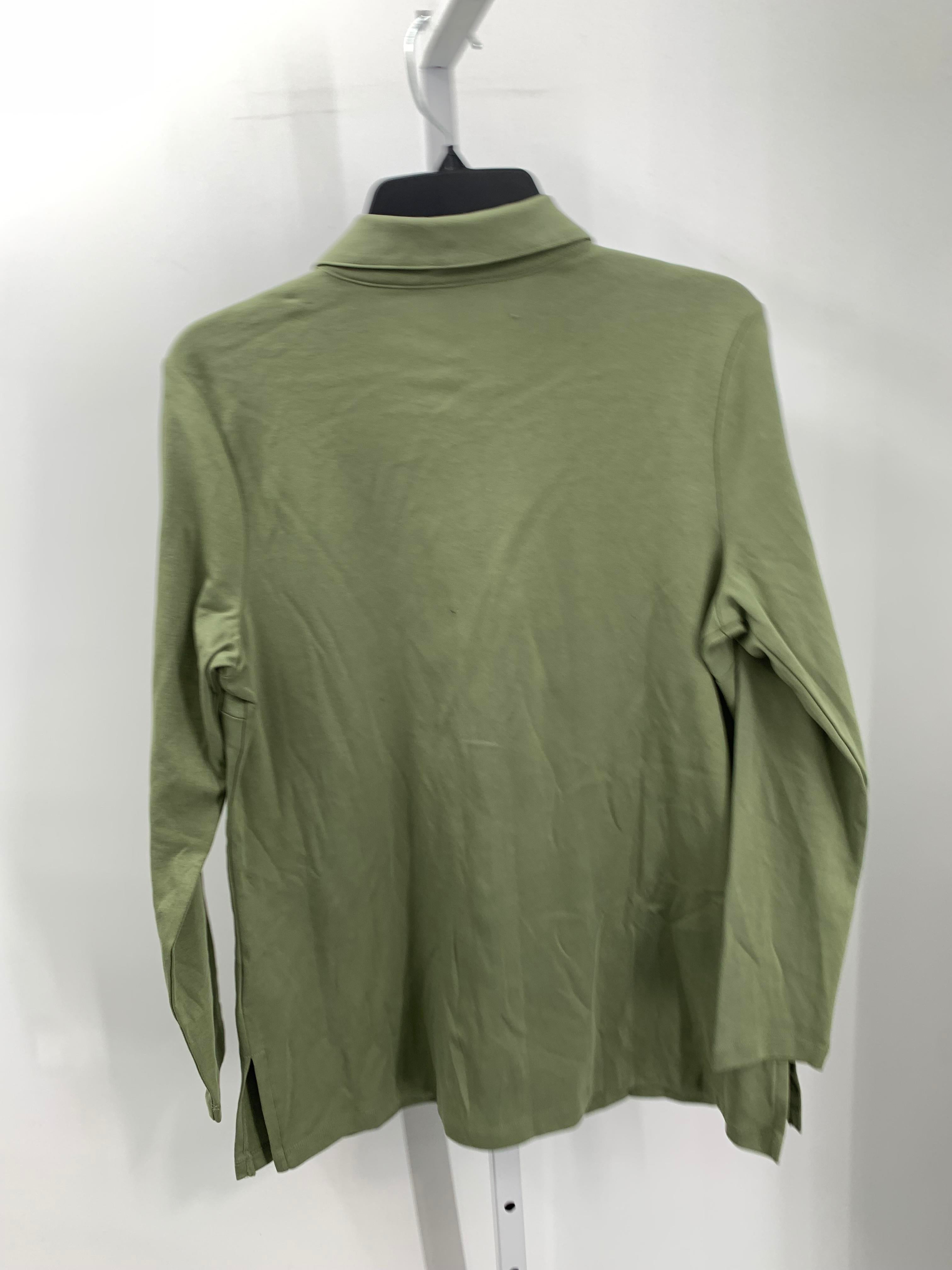 Isaac Mizrahi Size Medium Petite Petite Long Sleeve Shirt