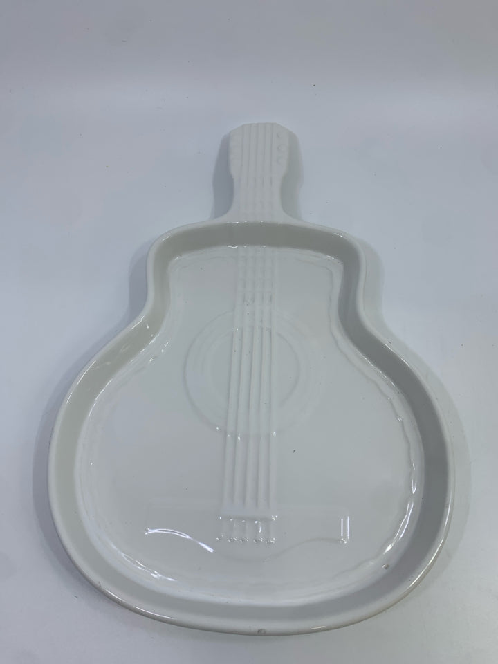 GUITAR SHAPED DOLLY PARTON PLATE.