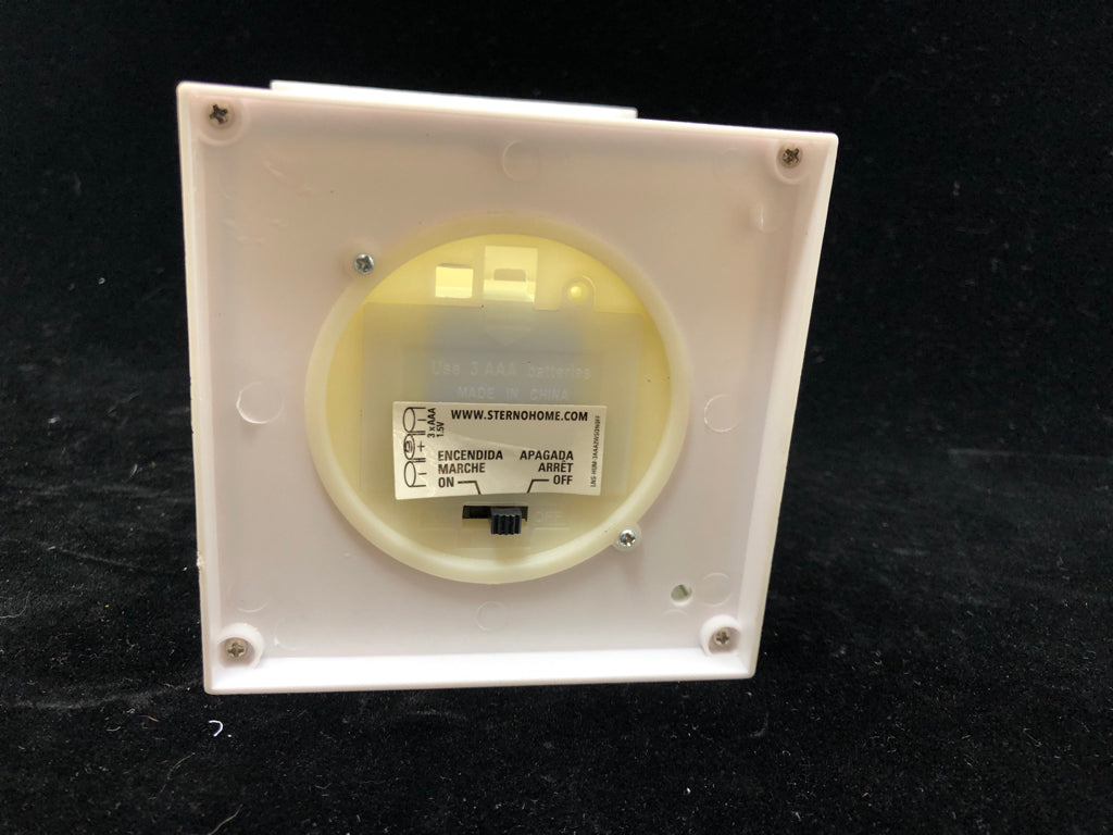 SM WHITE CANDLE BATTERY LANTERN.