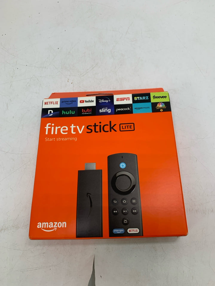 NIB AMAZON FIRETV STICK LITE HD TV REMOTE ALEXA VOICE CONTROL.