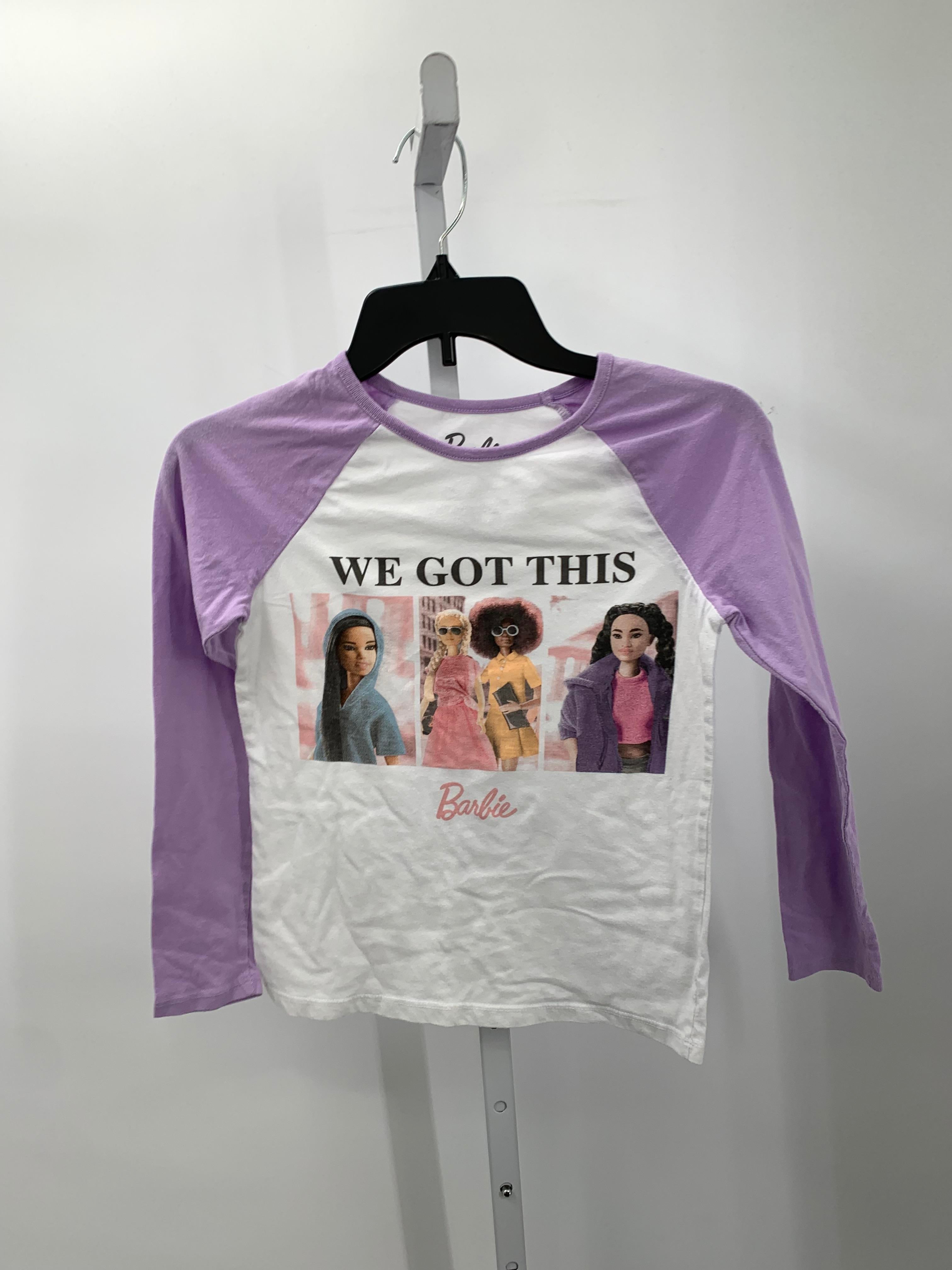 Barbie Size 10-12 Girls Long Sleeve Shirt
