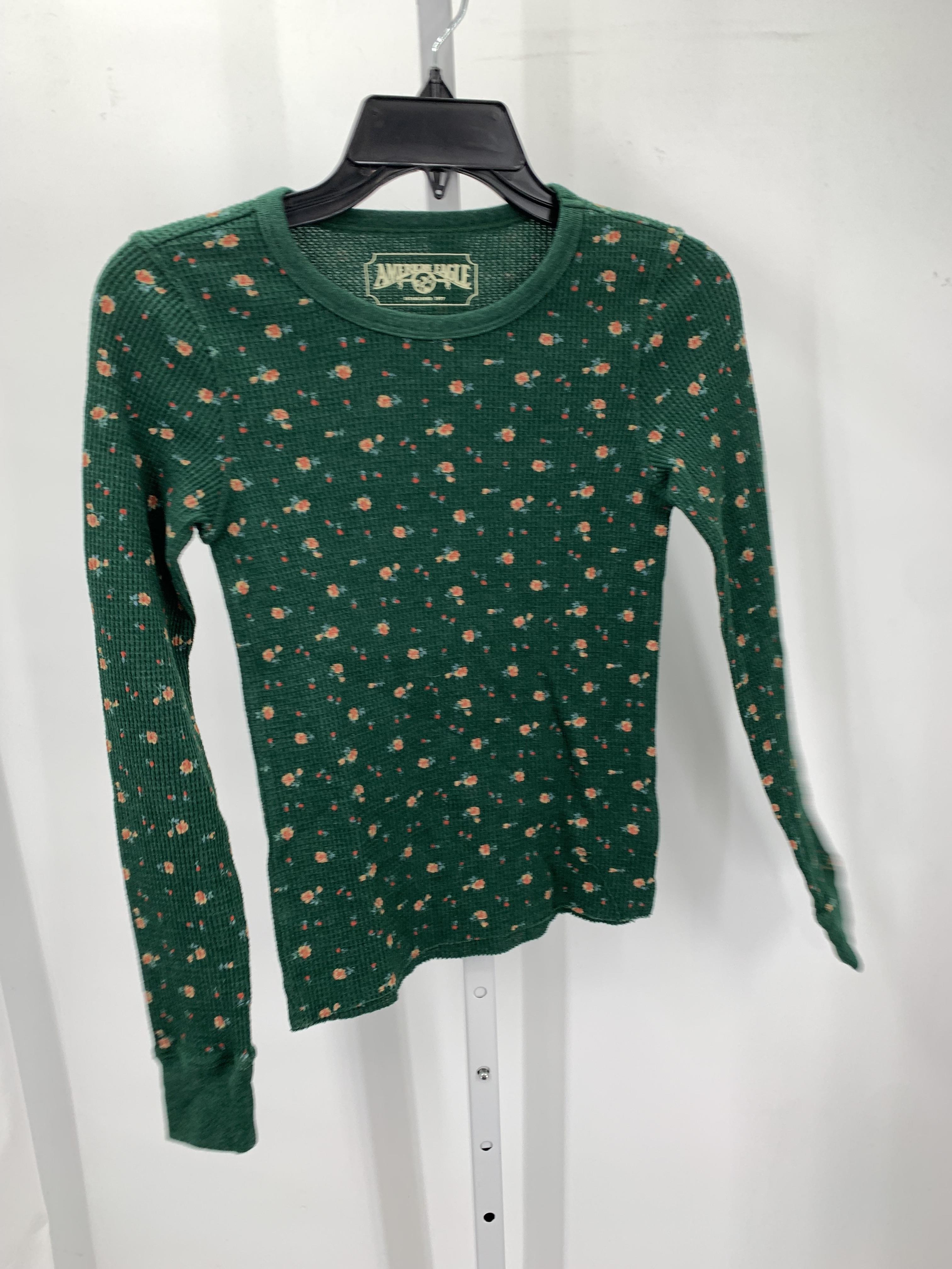 American Eagle Size X Small Juniors Long Sleeve Shirt