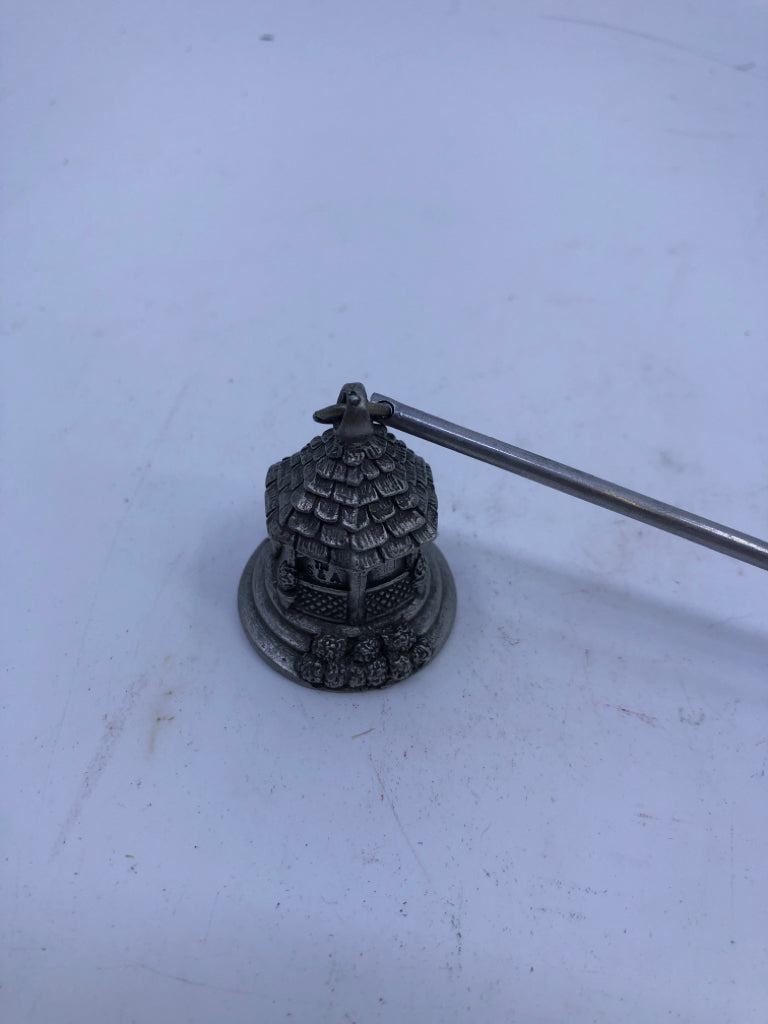 SMALL COTTAGE METAL CANDLE SNUFFER.