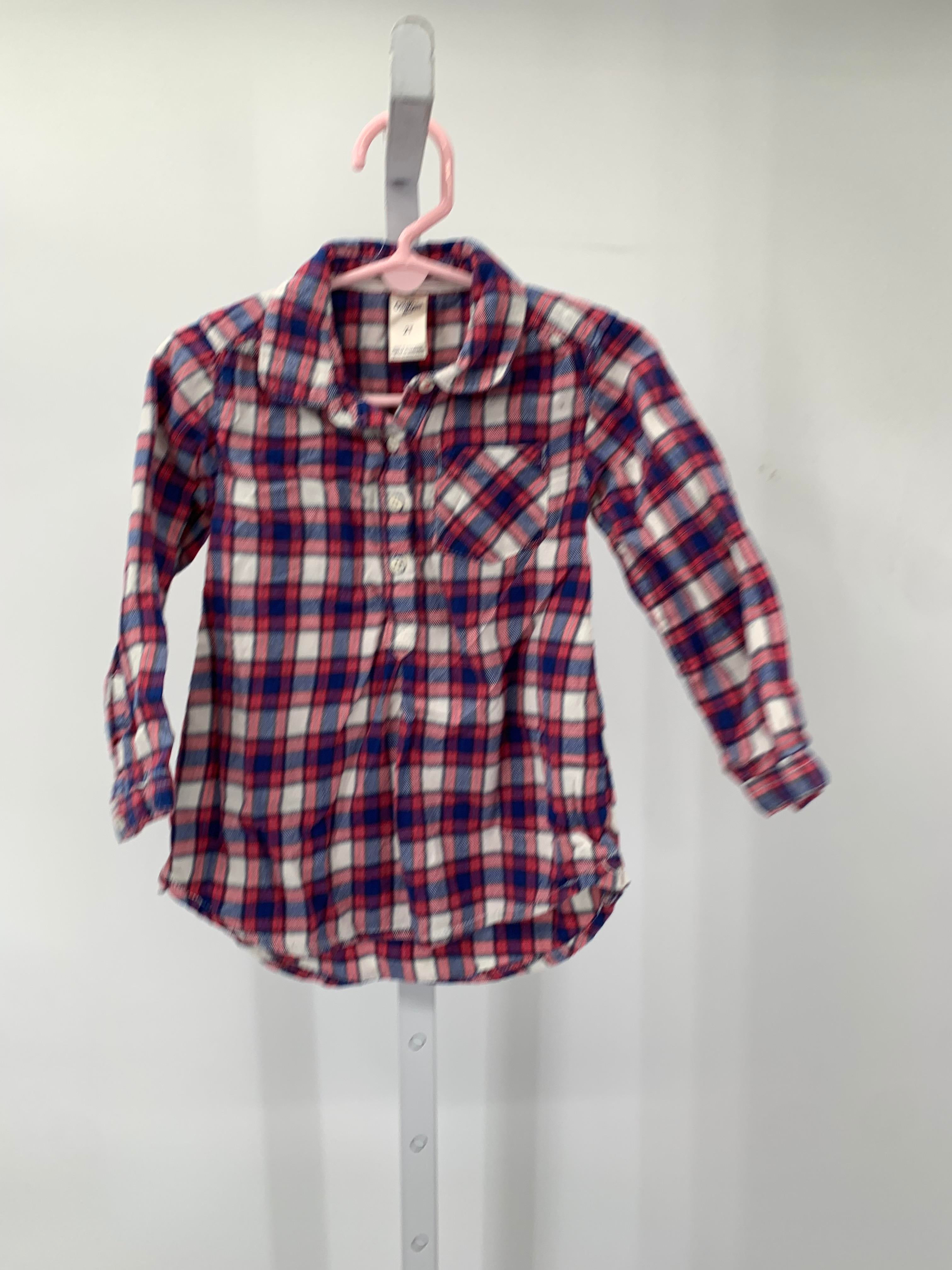 Osh Kosh Size 2T Girls Long Sleeve Shirt