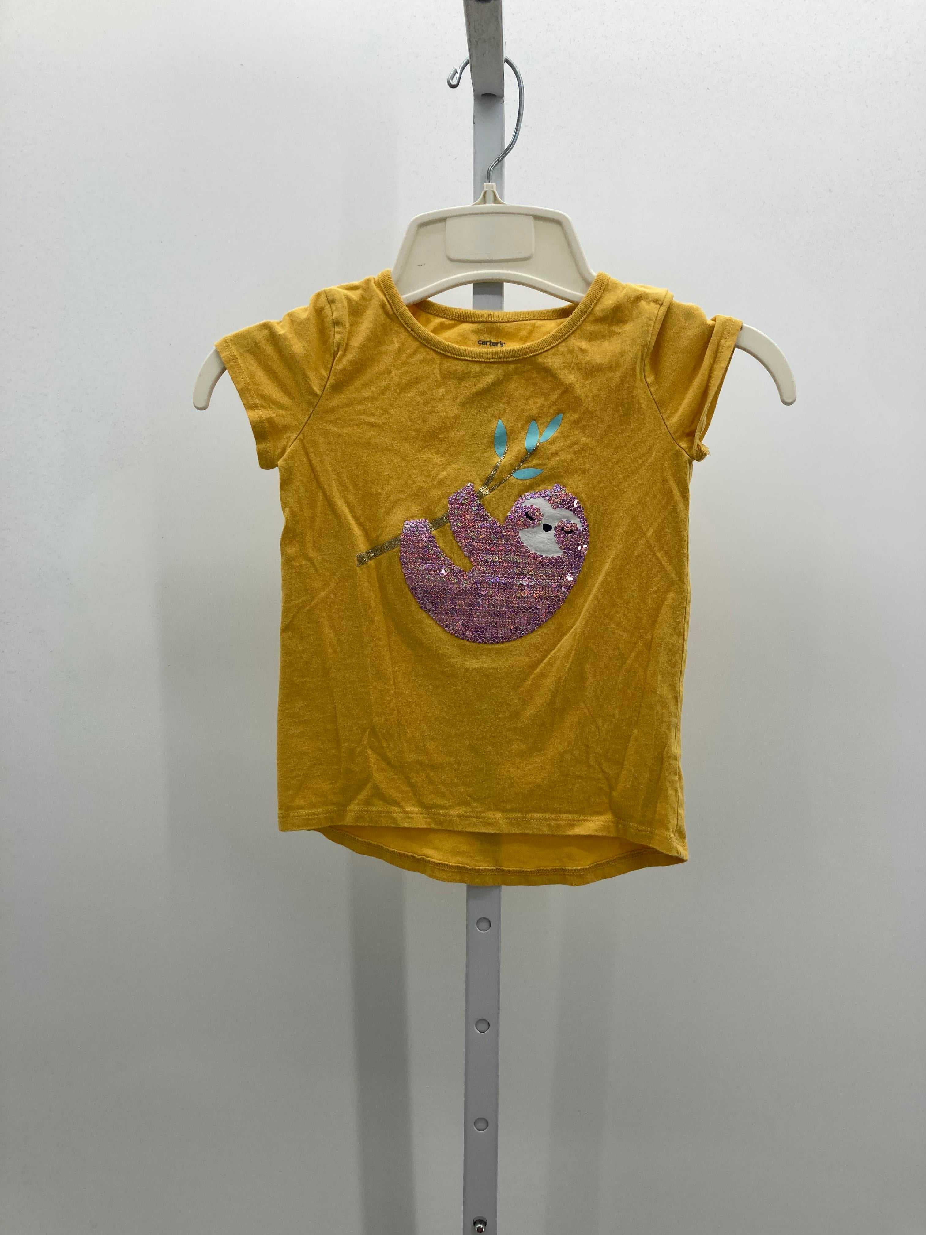 Carters Size 5T Girls Short Sleeve Shirt