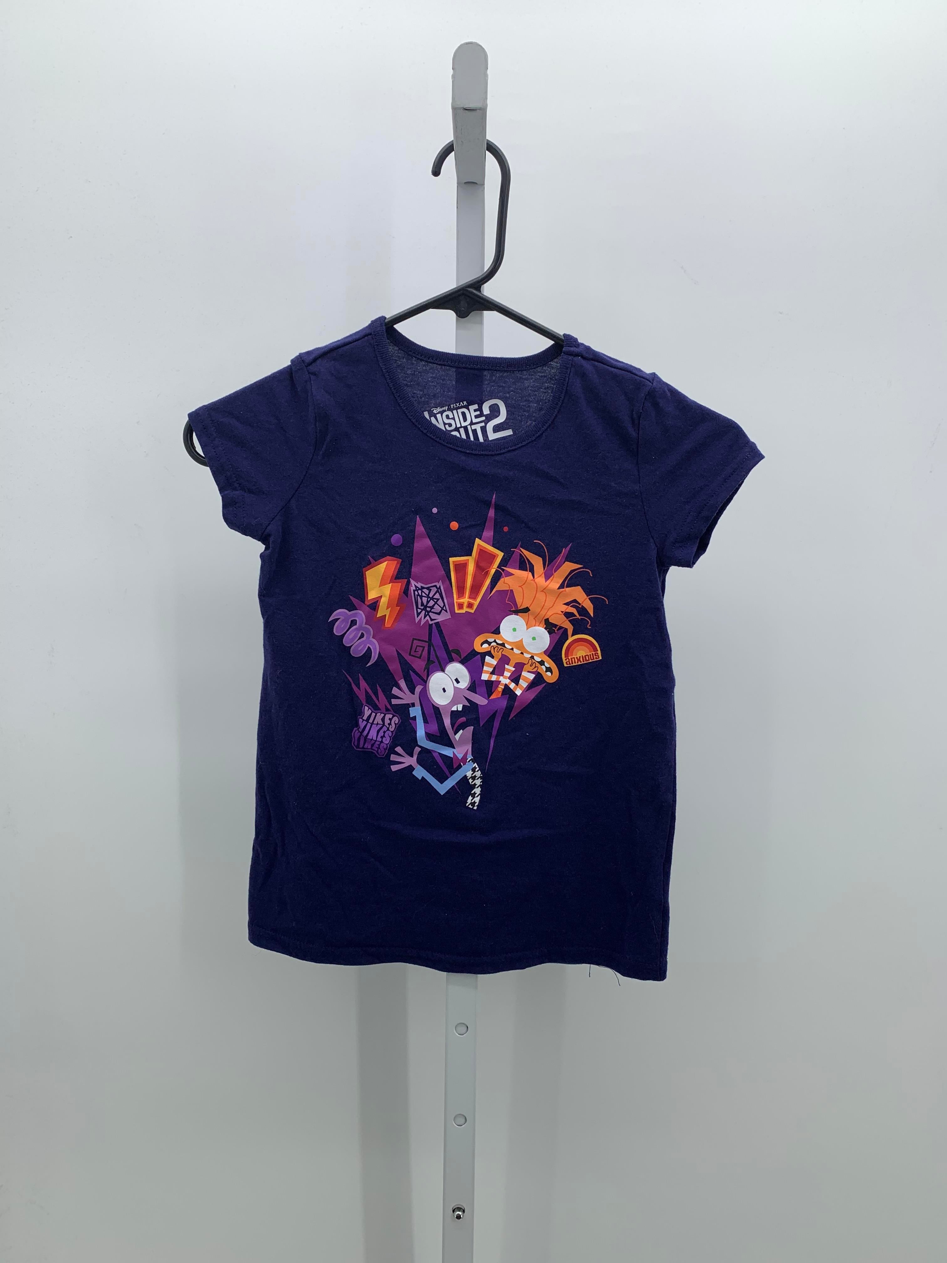 Disney Pixar Size 7-8 Girls Short Sleeve Shirt