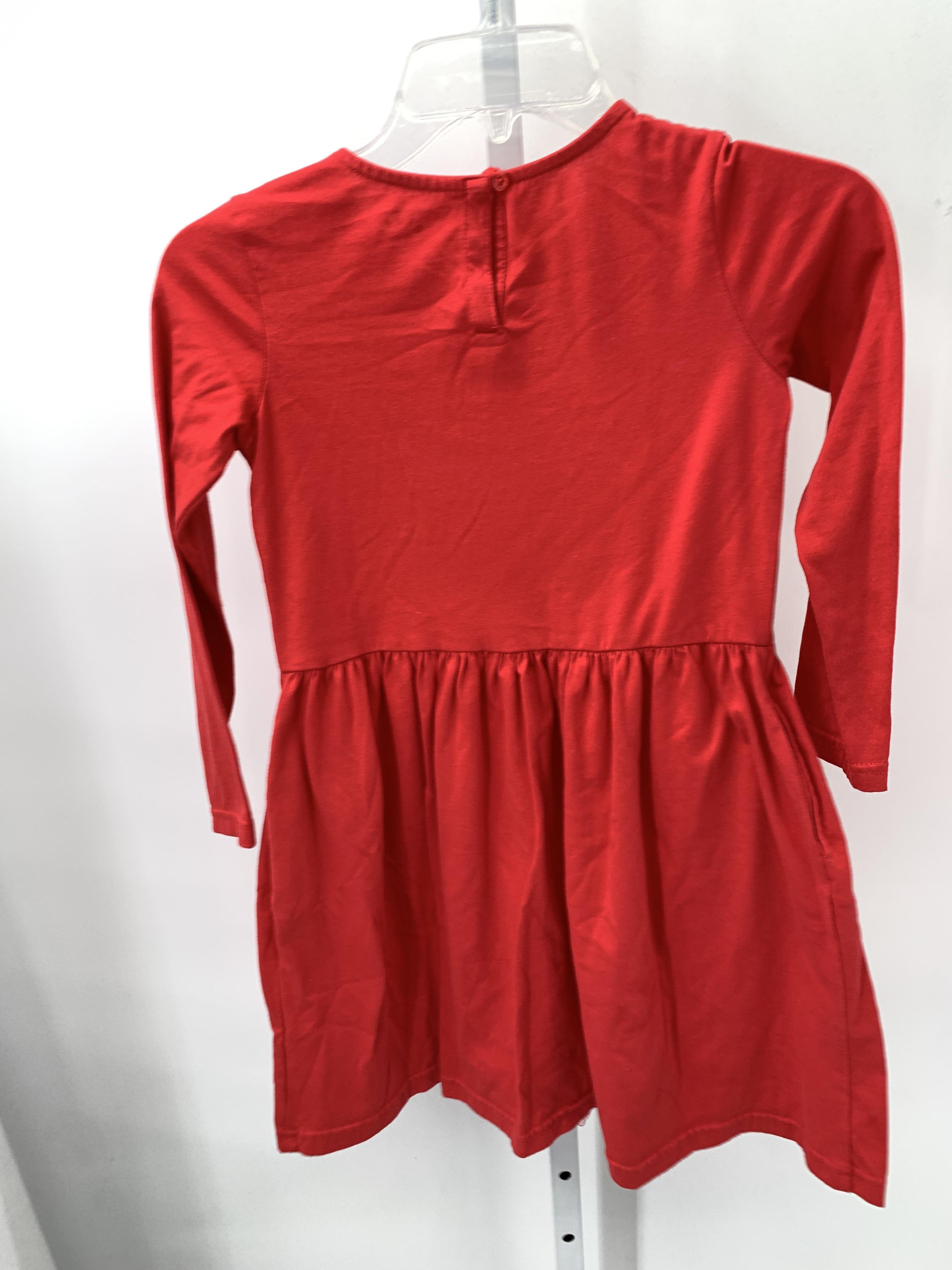 primary Size 8-9 Girls Long Sleeve Dress